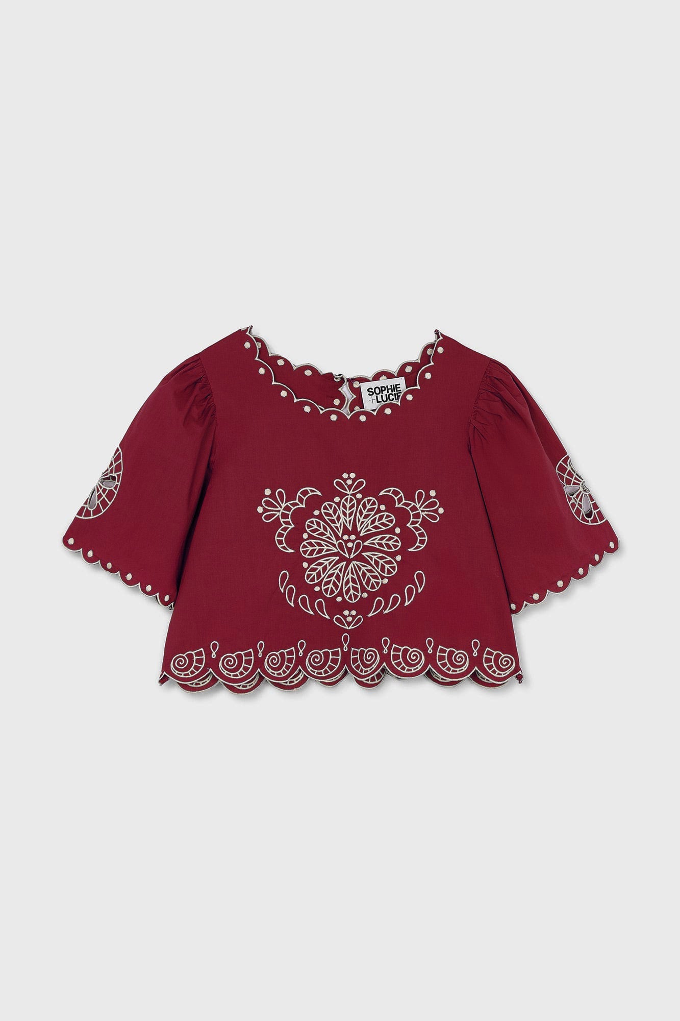 TOTAL LOOK BOMBAY EMBROIDERY CEREZA