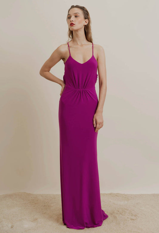 VESTIDO LONG CHIARA BUGANVILLA TALLA 34 Y 36