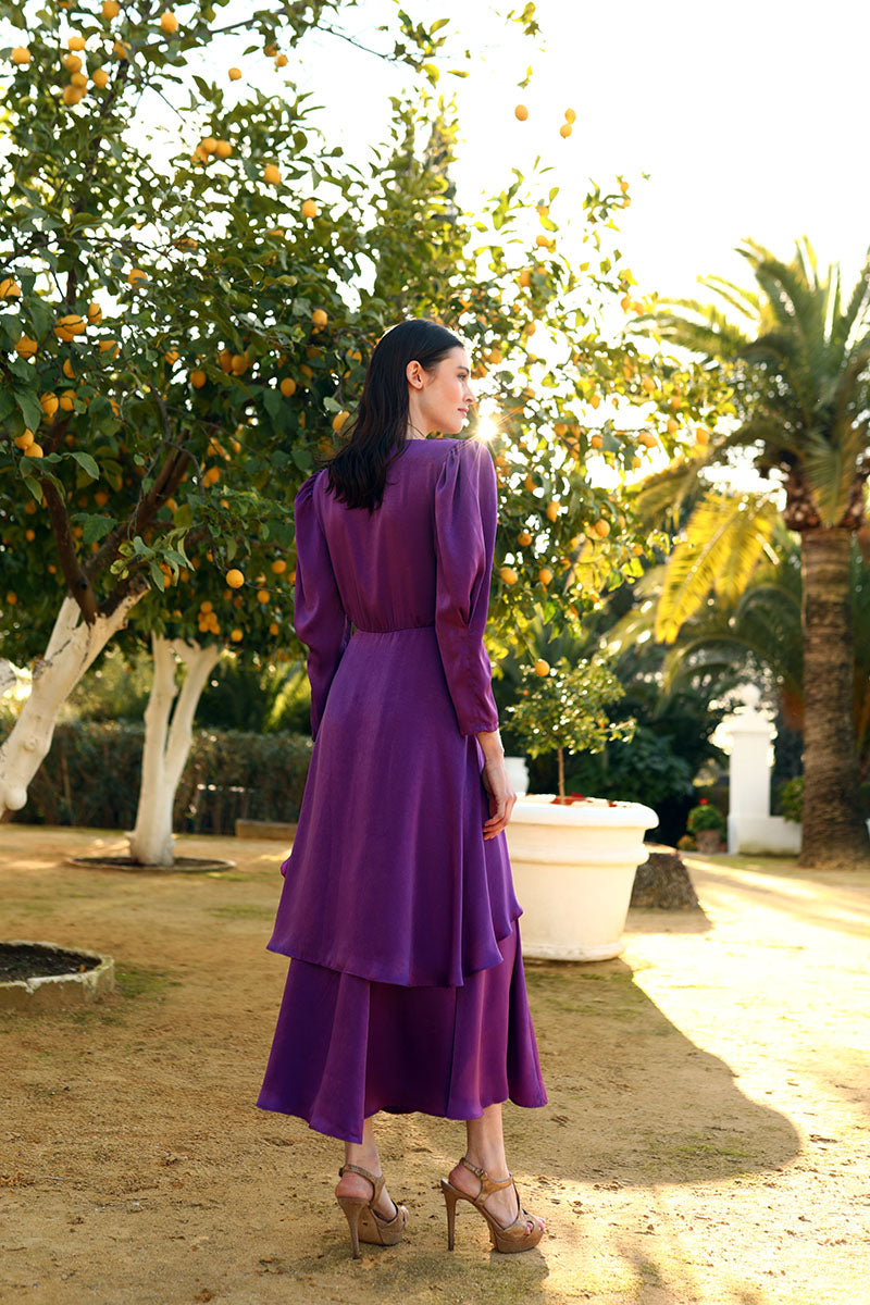 VESTIDO ANA MORADO