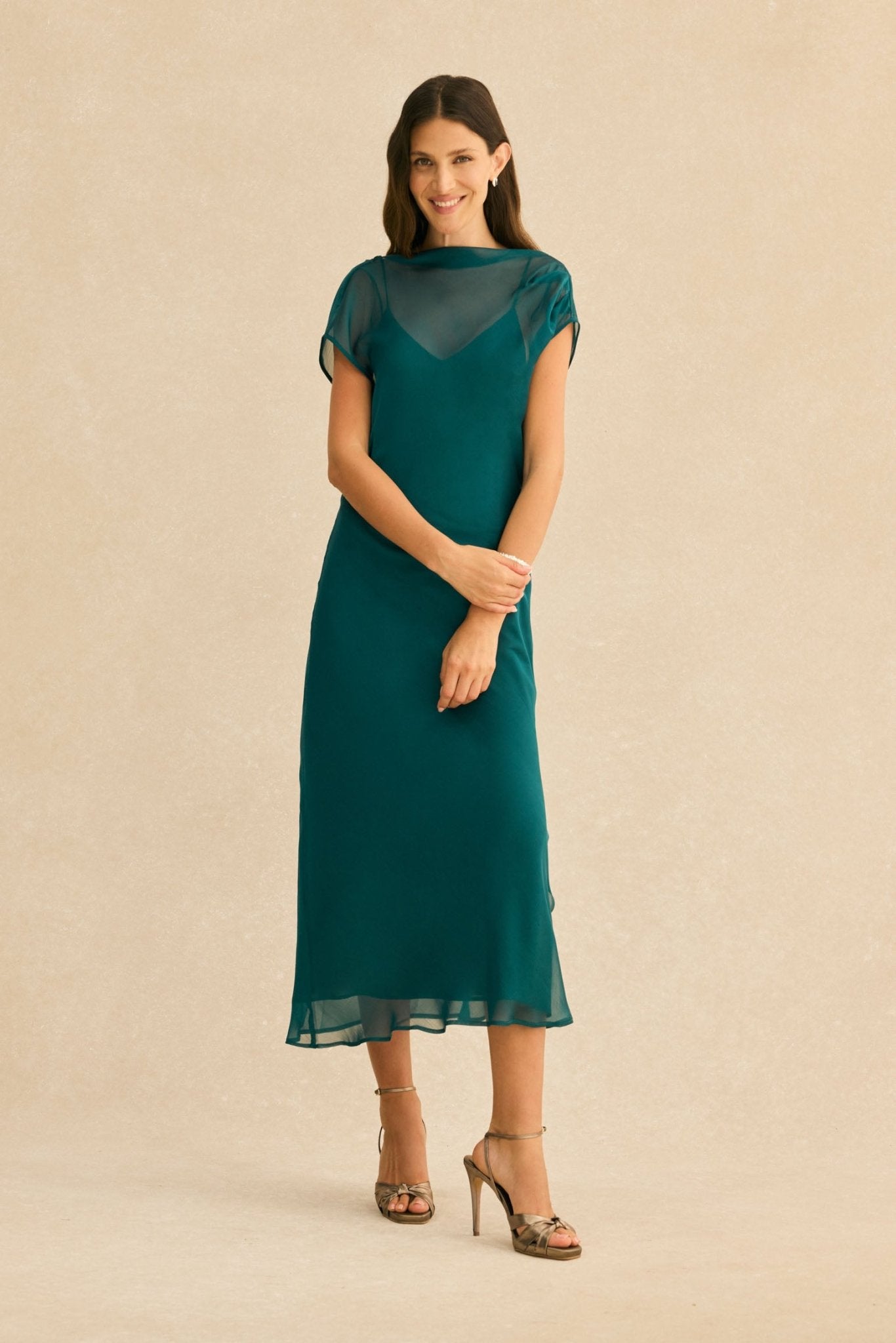Vestido ÁGARO Verde Hiedra