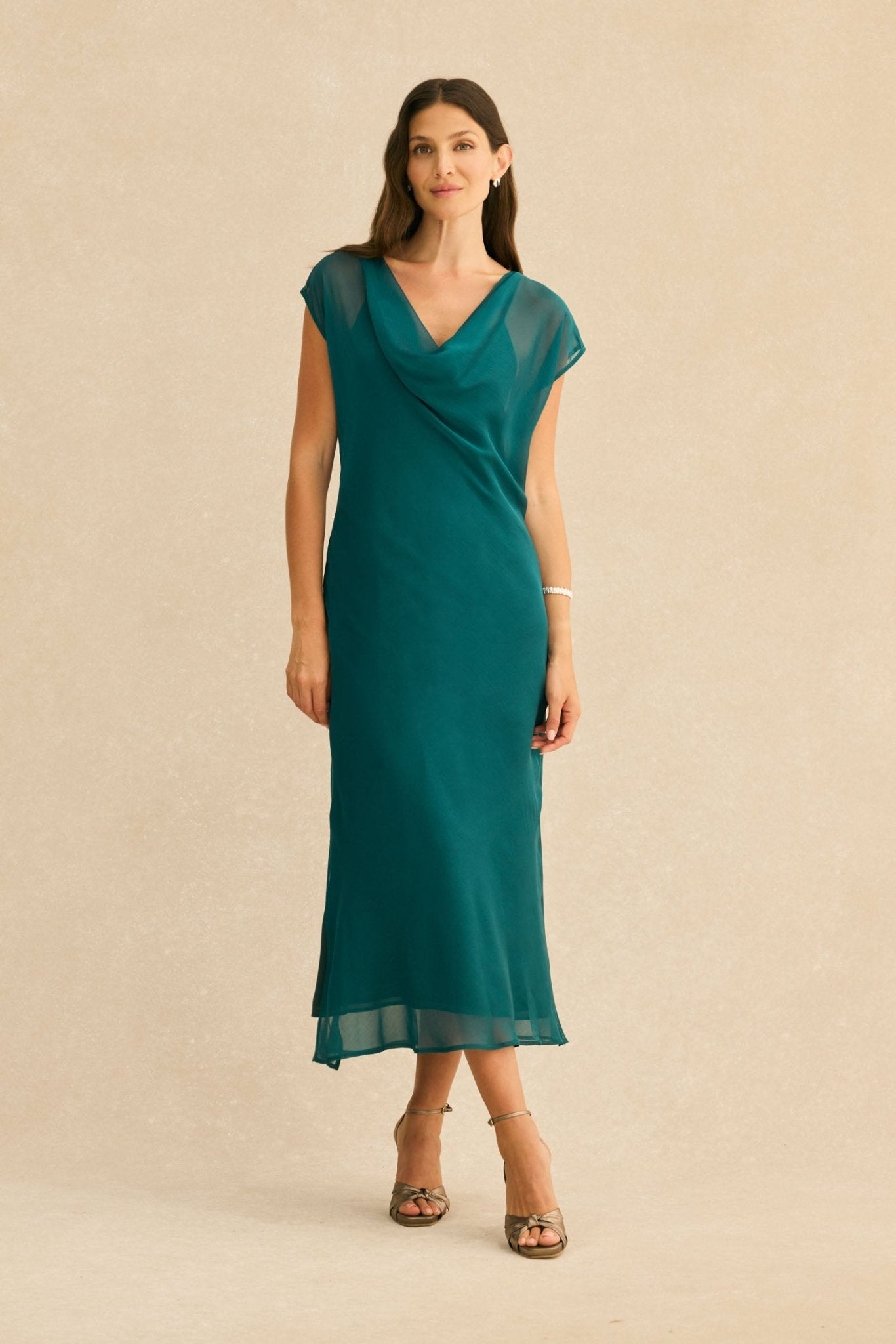 Vestido ÁGARO Verde Hiedra