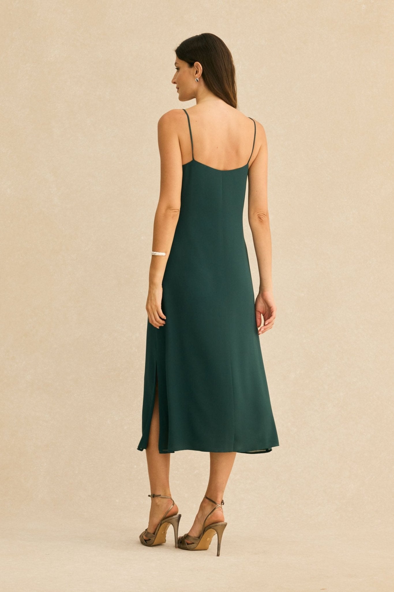 Vestido ÁGARO Verde Hiedra