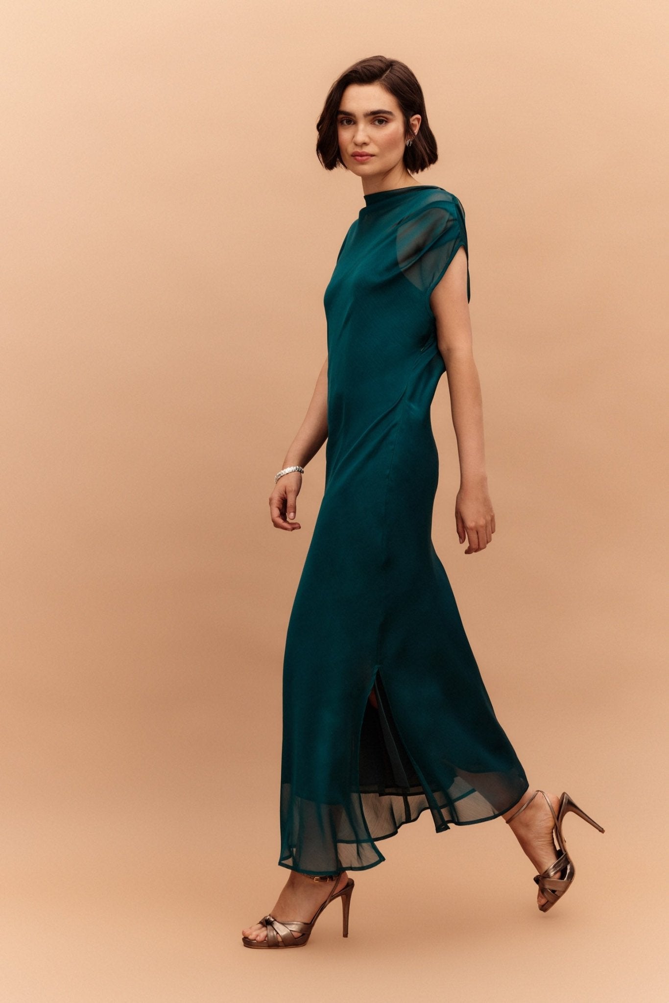 Vestido ÁGARO Verde Hiedra