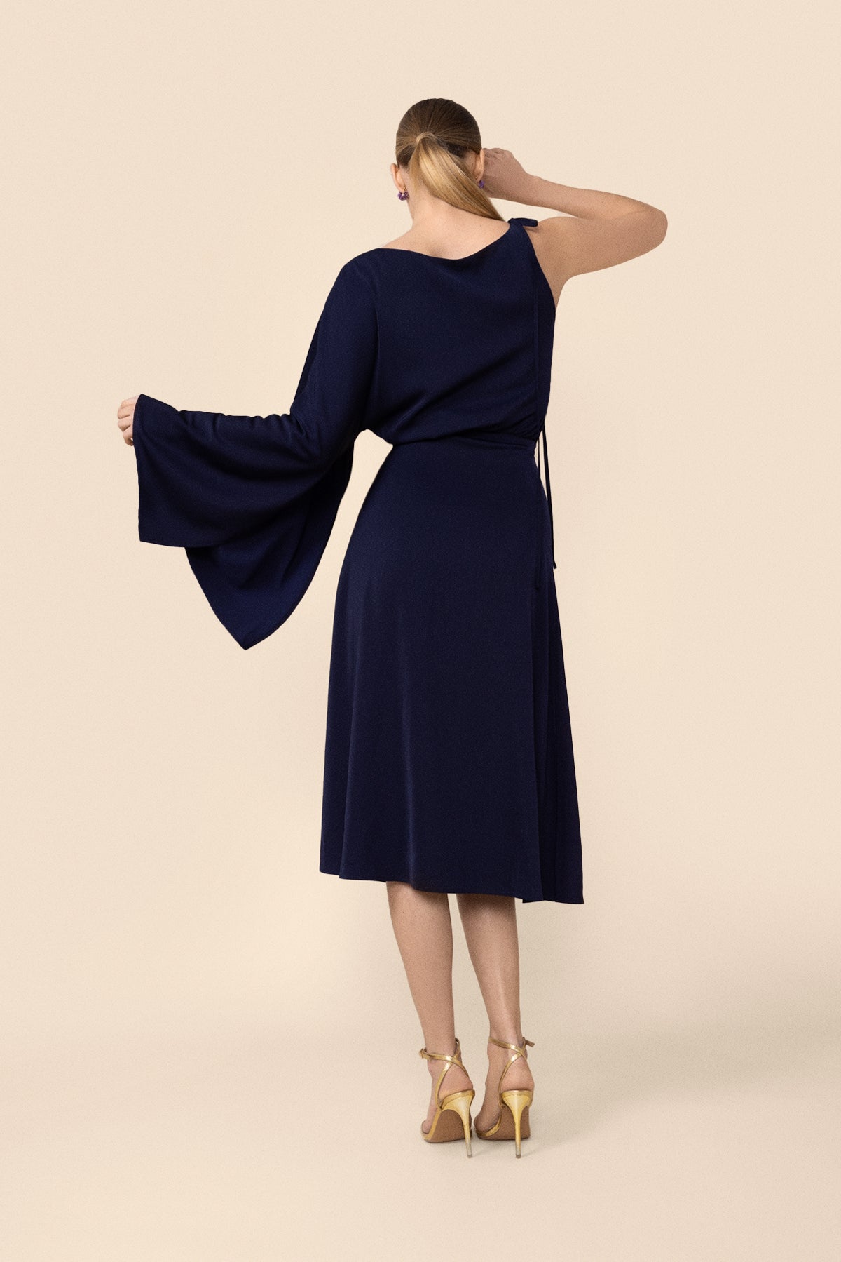 VESTIDO AVA NAVY  LE JARDIN