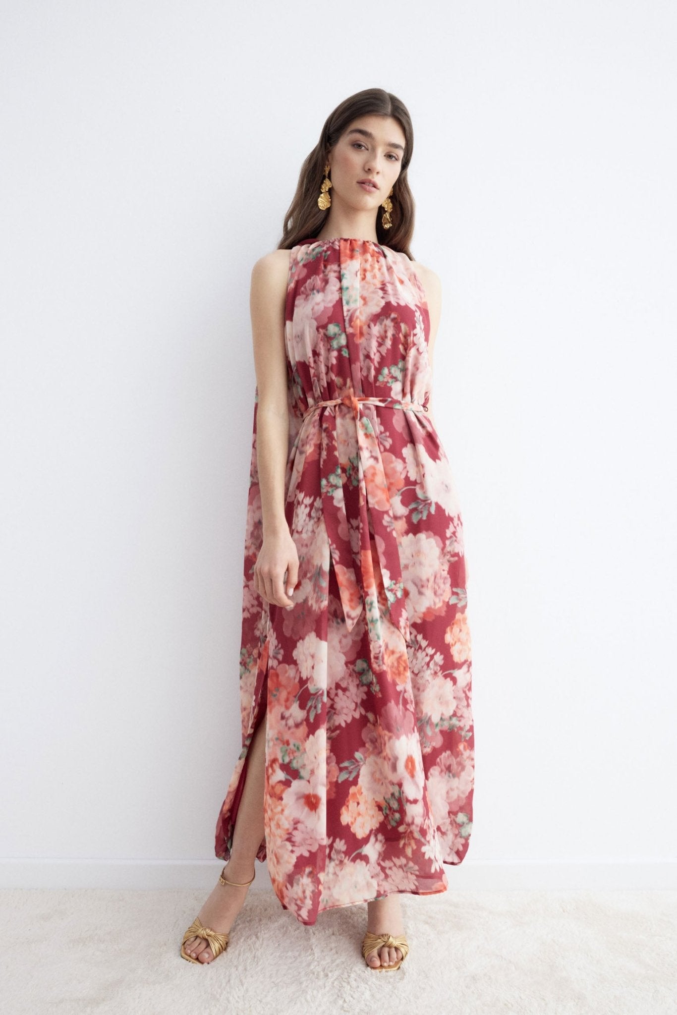 VESTIDO CAROLE PRINT ROSE