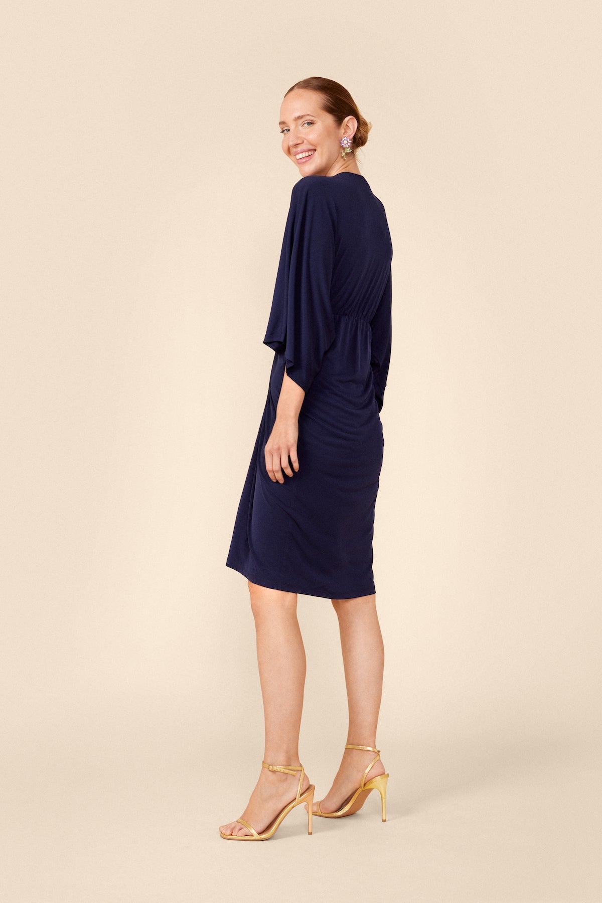 VESTIDO CHER NAVY  HAMPTONS