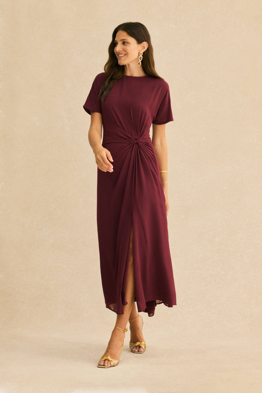 Vestido CHLOÉ Burdeos Monastrell