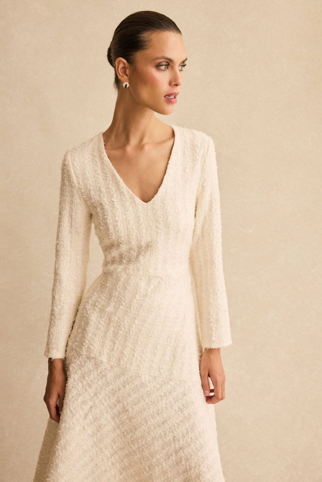 Vestido CLEMENTINE Blanco Hielo