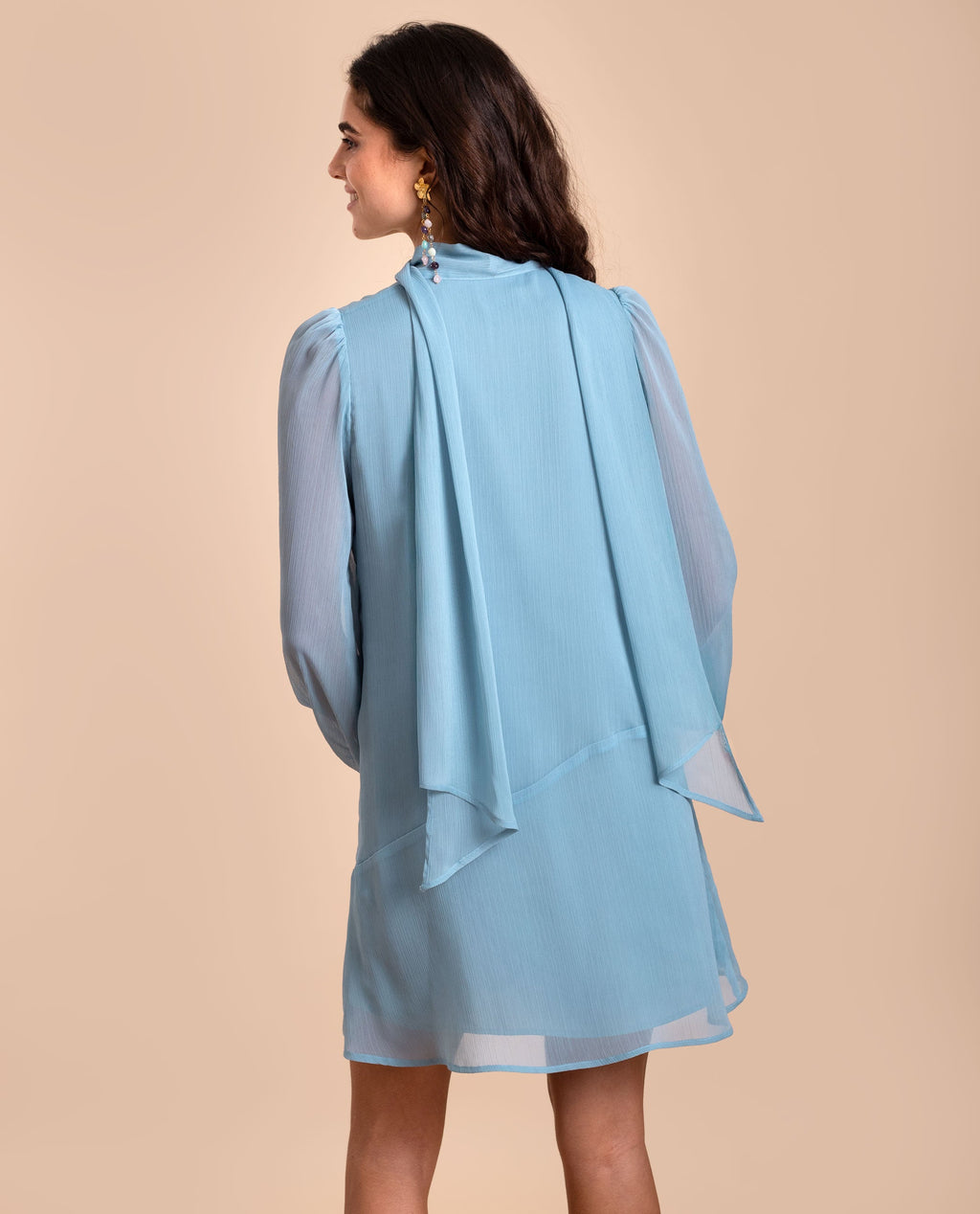 VESTIDO CAYETANA · AZUL