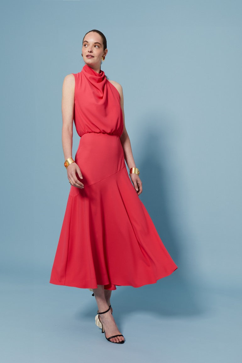 VESTIDO CRISTINA CORAL