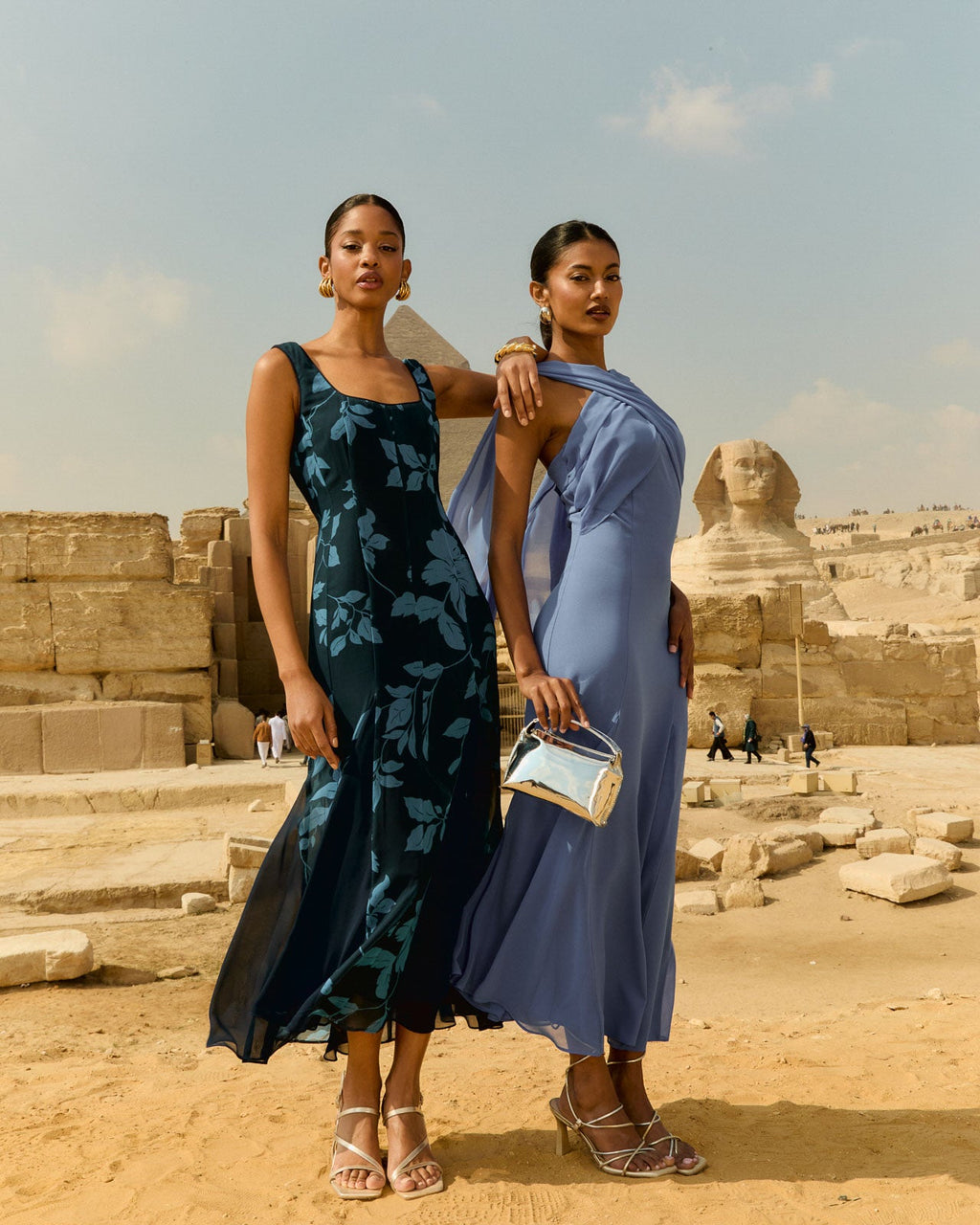 Vestido Dalia Gardenia Azul