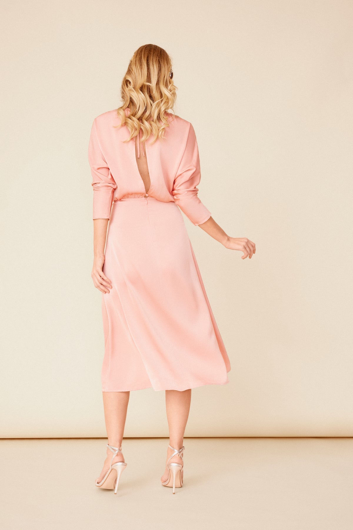 VESTIDO GENEVIEVE PEACH  WISTERIA