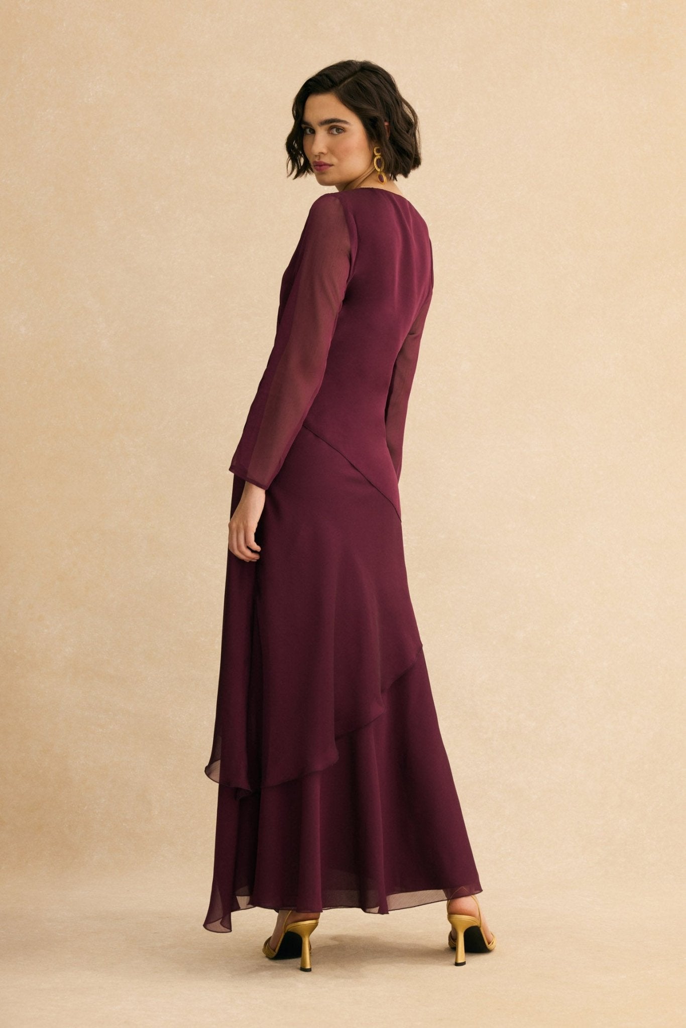 Vestido GIA Burdeos Monastrell