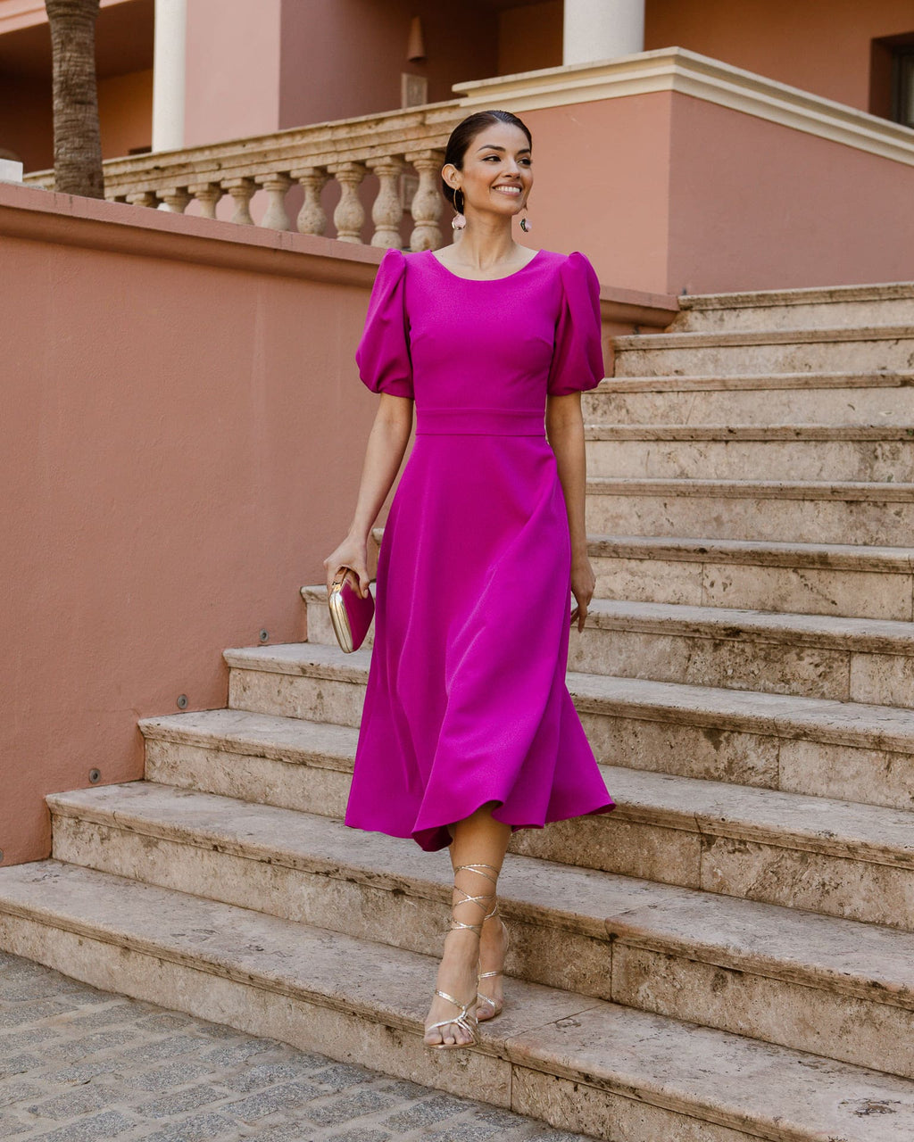 Vestido Sol magenta