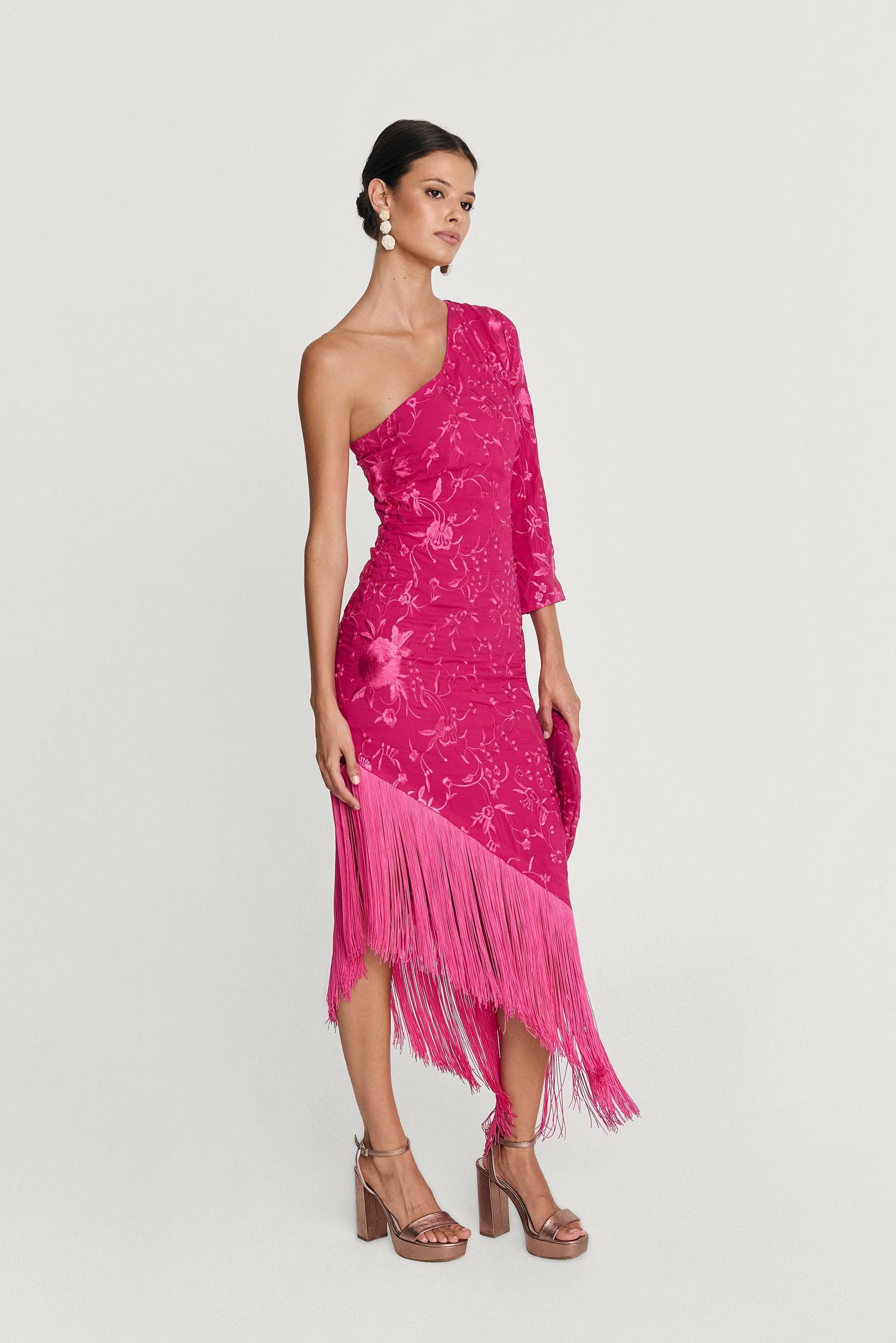 Vestido Midi Xulia Buganvilla