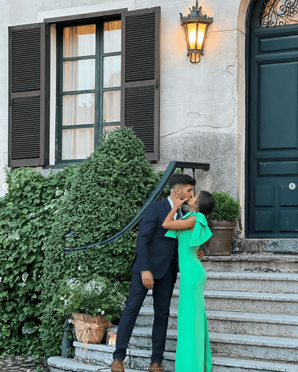 Vestido Largo Pétalo Verde