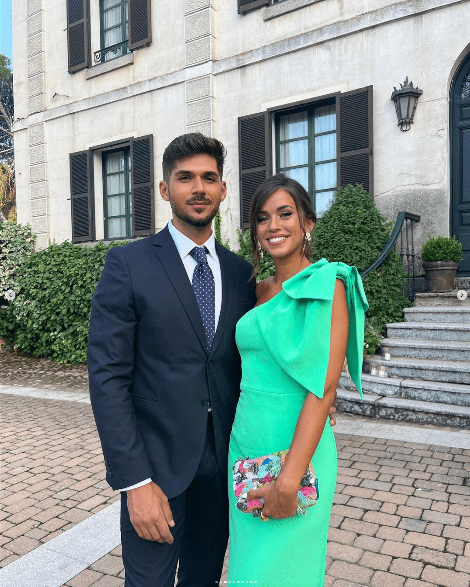 Vestido Largo Pétalo Verde