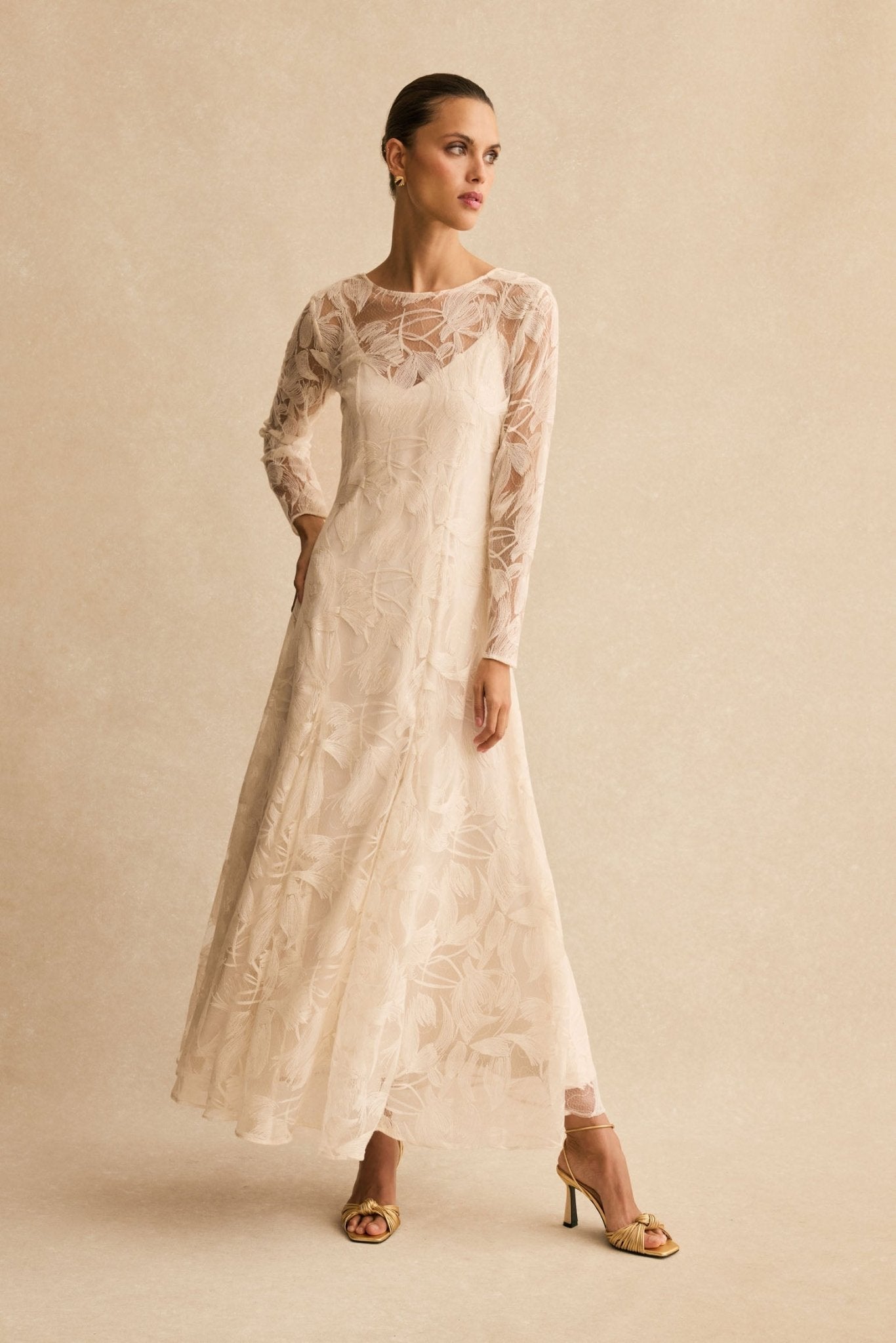 Vestido ISABELLA Blanco Hielo