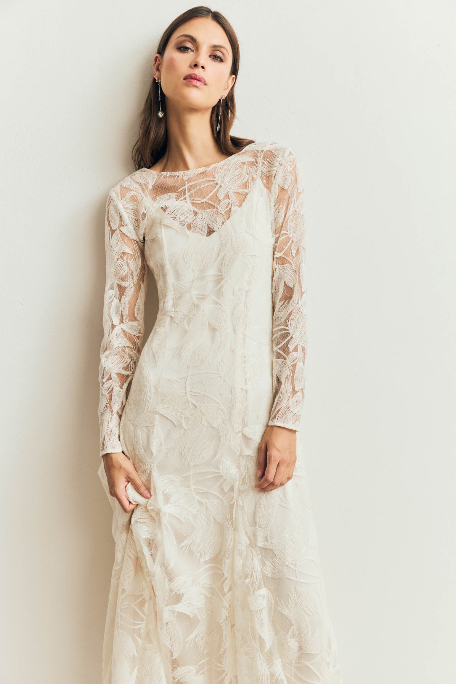 Vestido ISABELLA Blanco Hielo