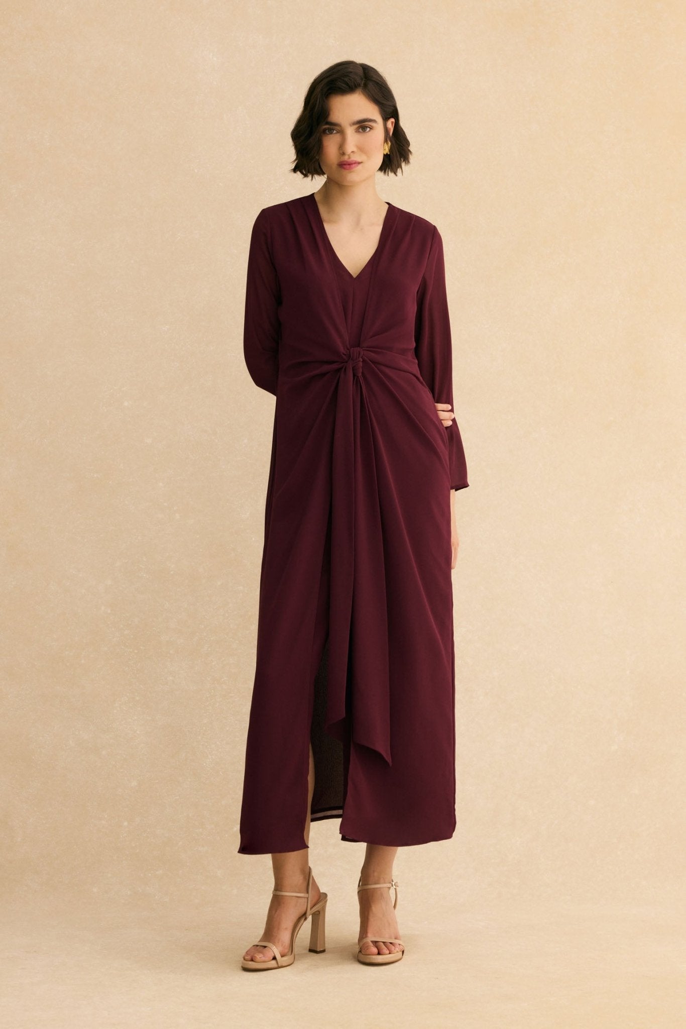 Vestido ISLA Burdeos Monastrell