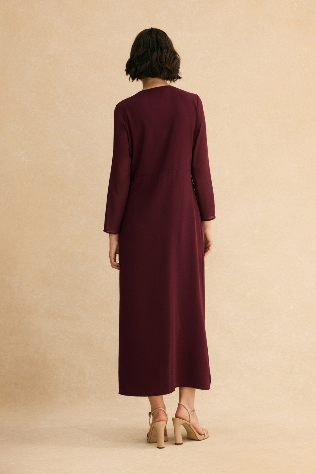 Vestido ISLA Burdeos Monastrell