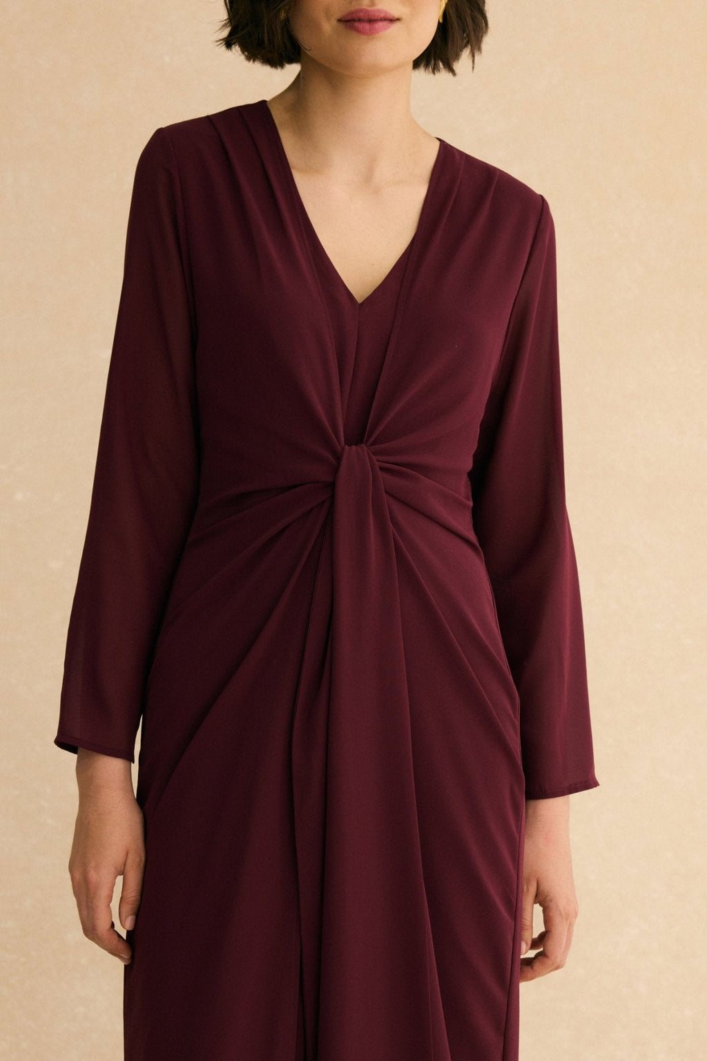 Vestido ISLA Burdeos Monastrell