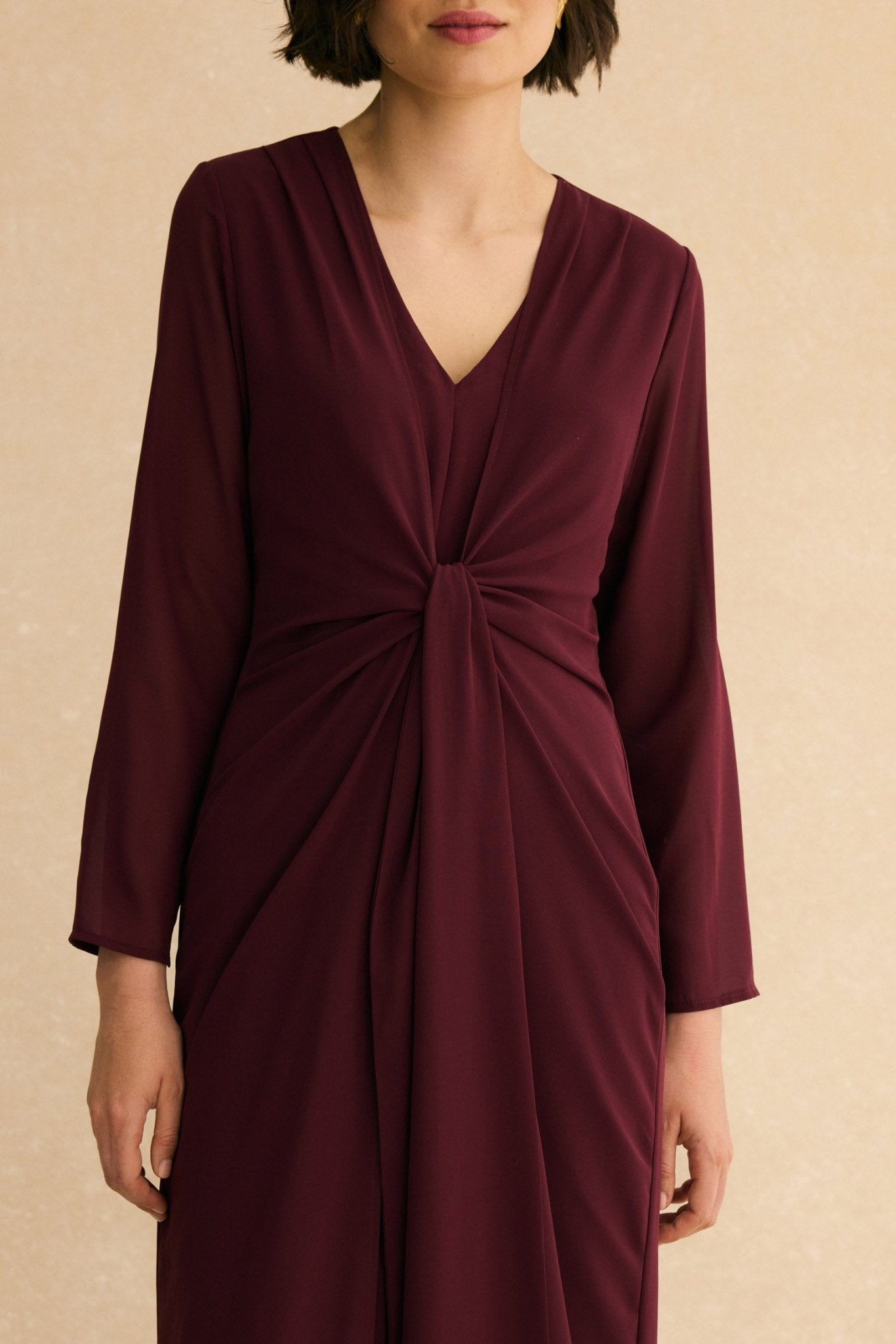 Vestido ISLA Burdeos Monastrell