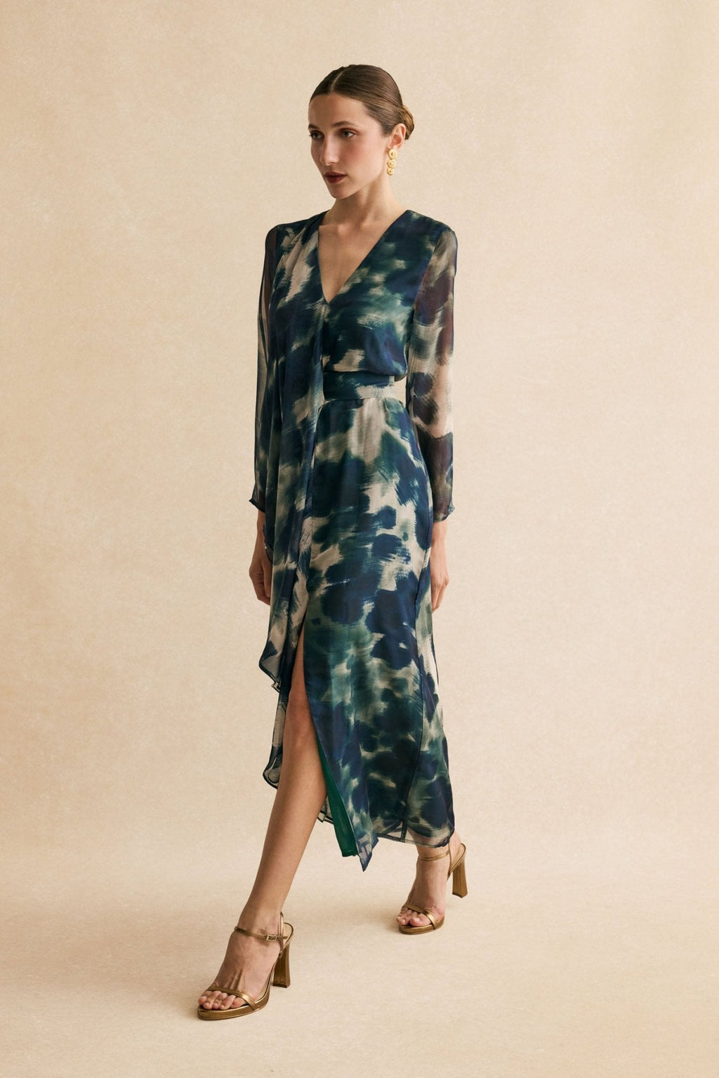 Vestido JULIET Estampado Azul