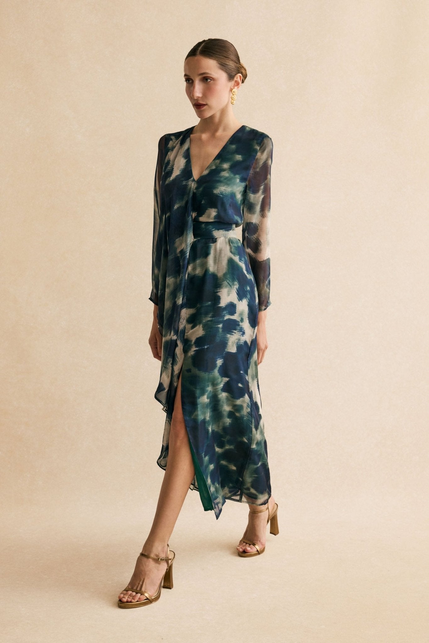 Vestido JULIET Estampado Azul