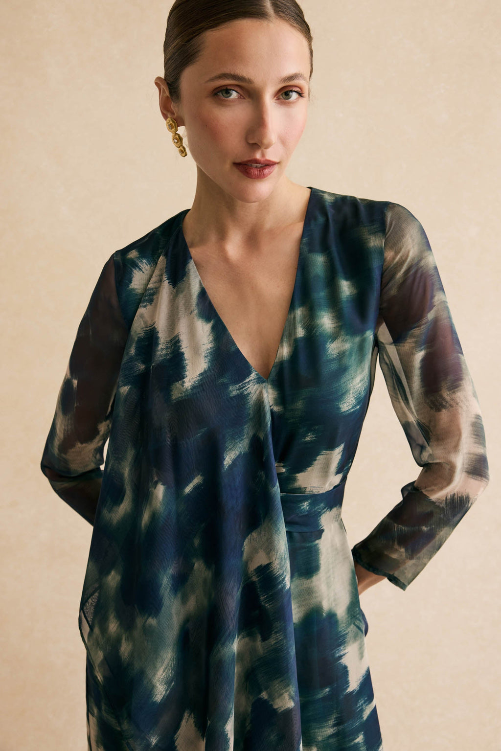 Vestido JULIET Estampado Azul