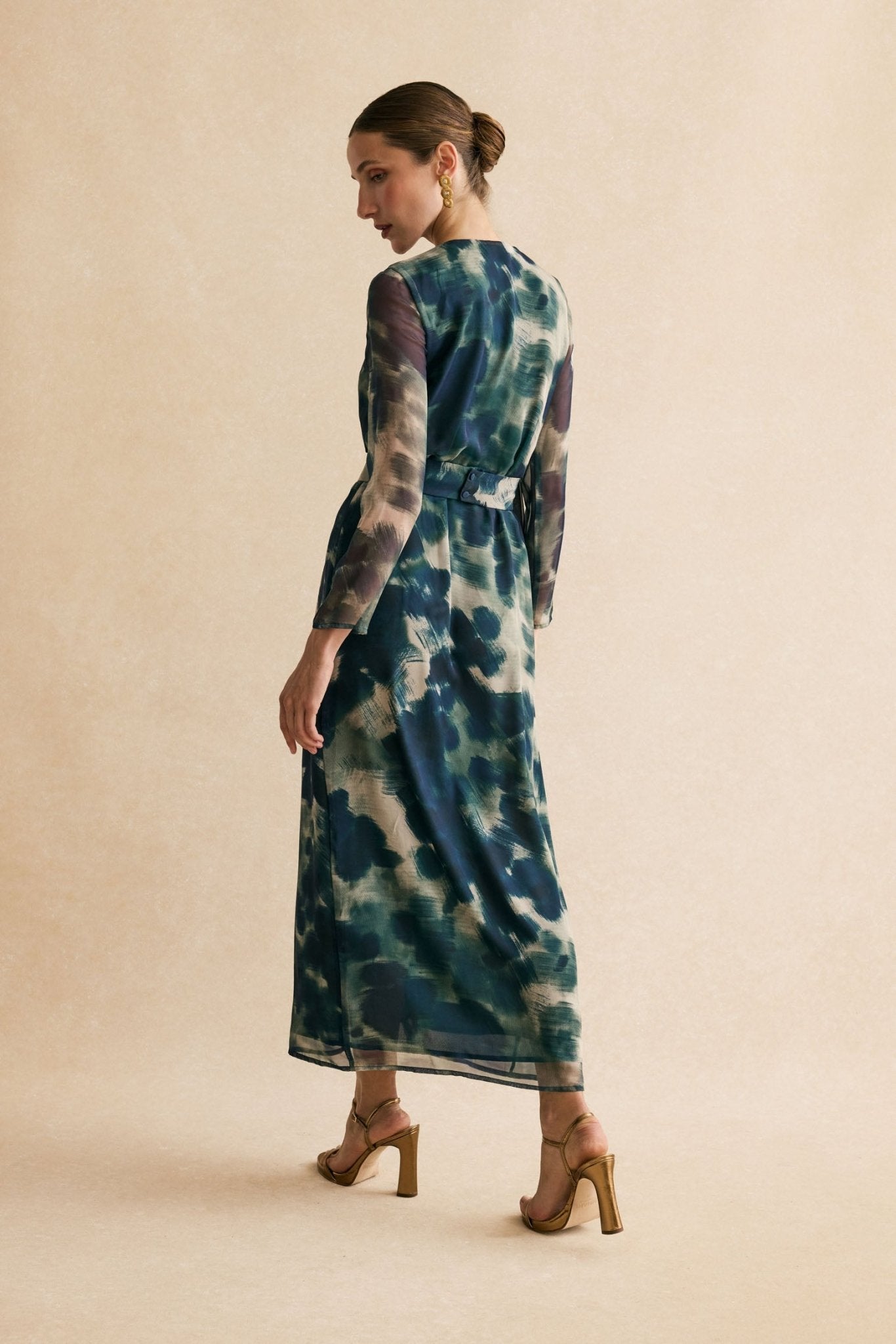 Vestido JULIET Estampado Azul