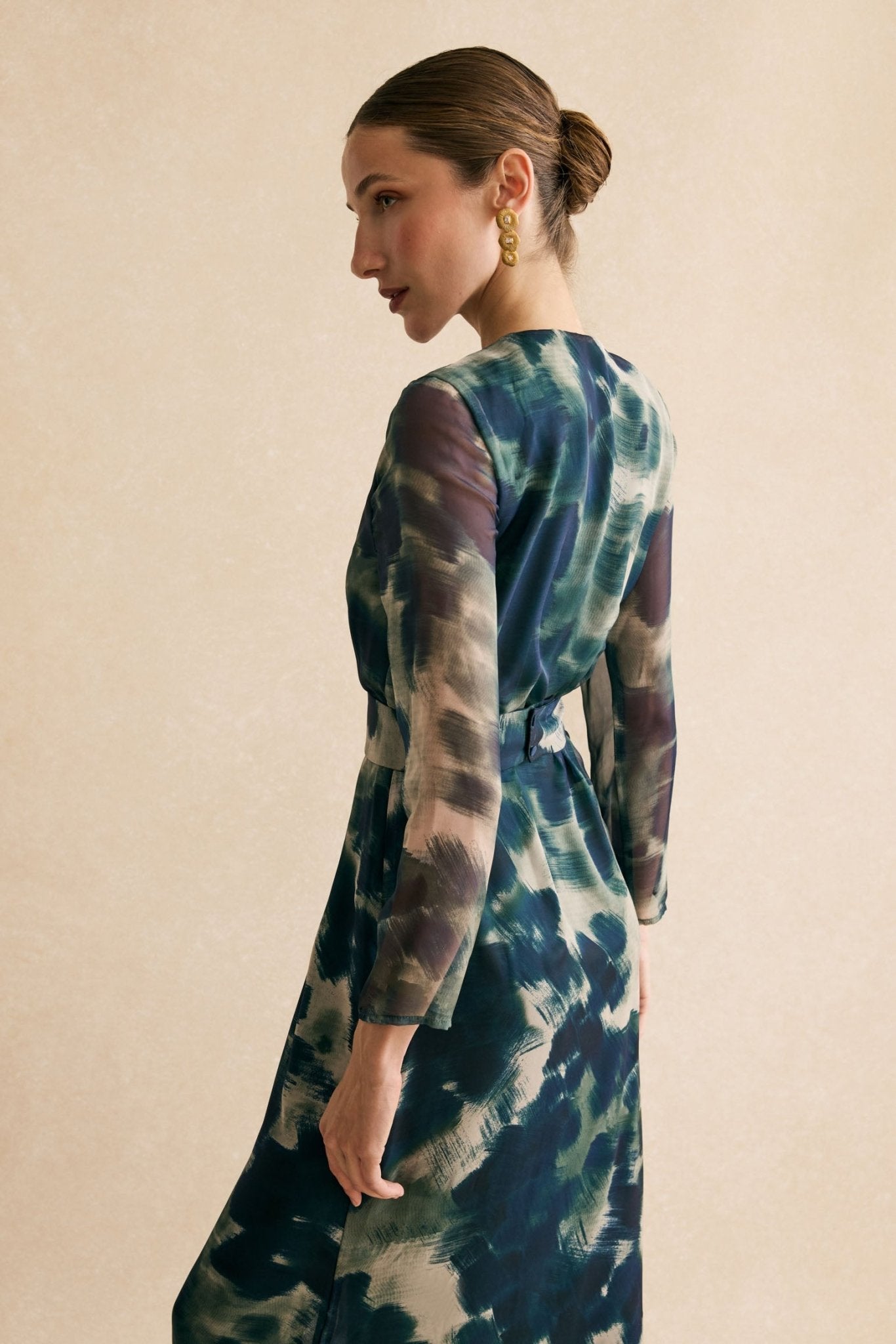 Vestido JULIET Estampado Azul