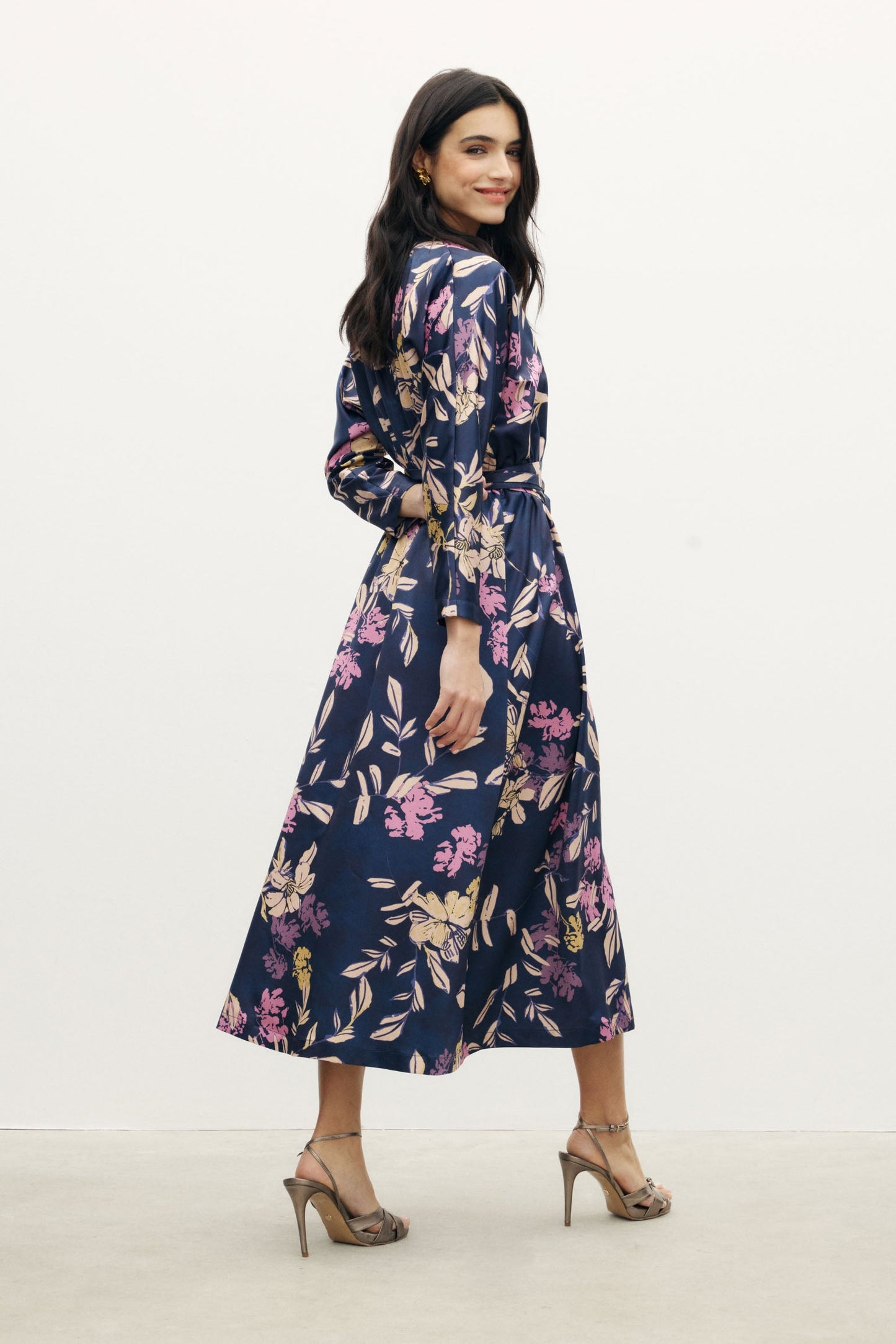 VESTIDO KERAMA PRINT NAVY