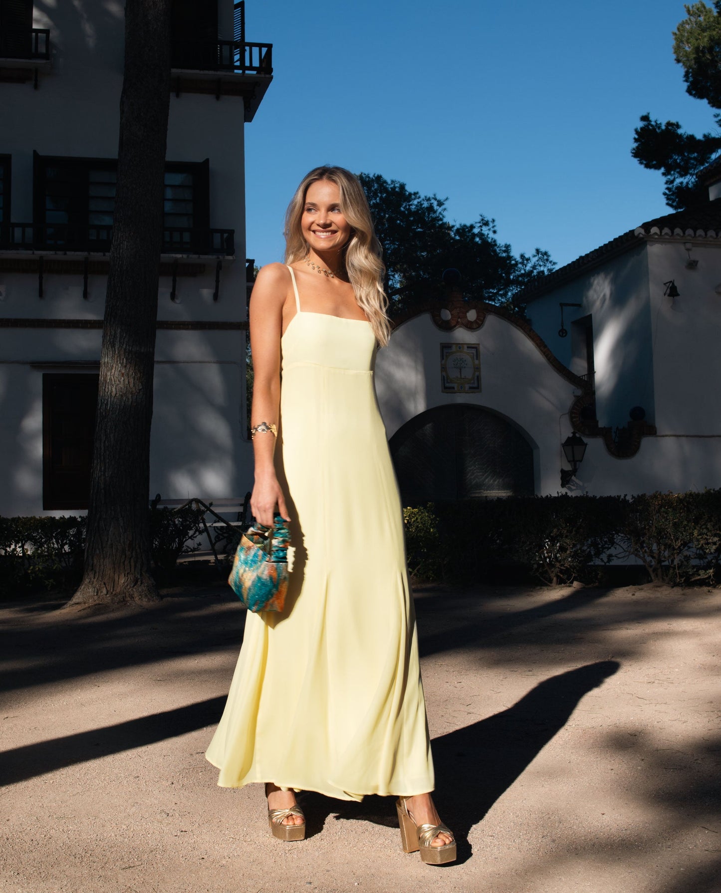 VESTIDO CARLOTA  AMARILLO