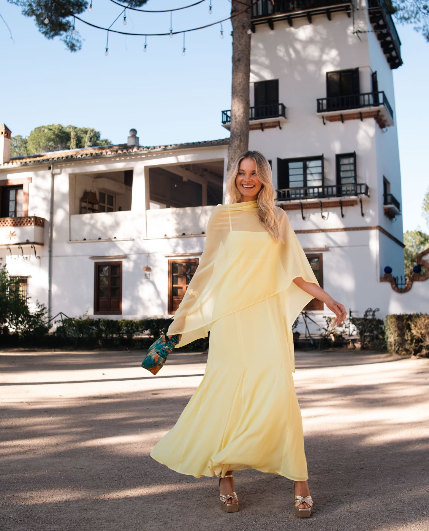 VESTIDO CARLOTA  AMARILLO