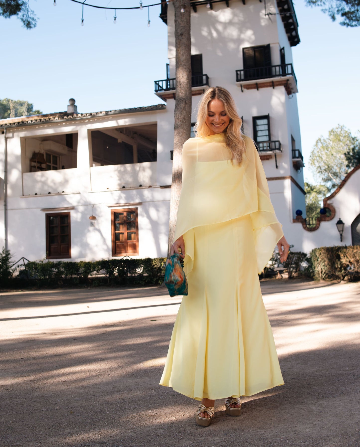 VESTIDO CARLOTA  AMARILLO