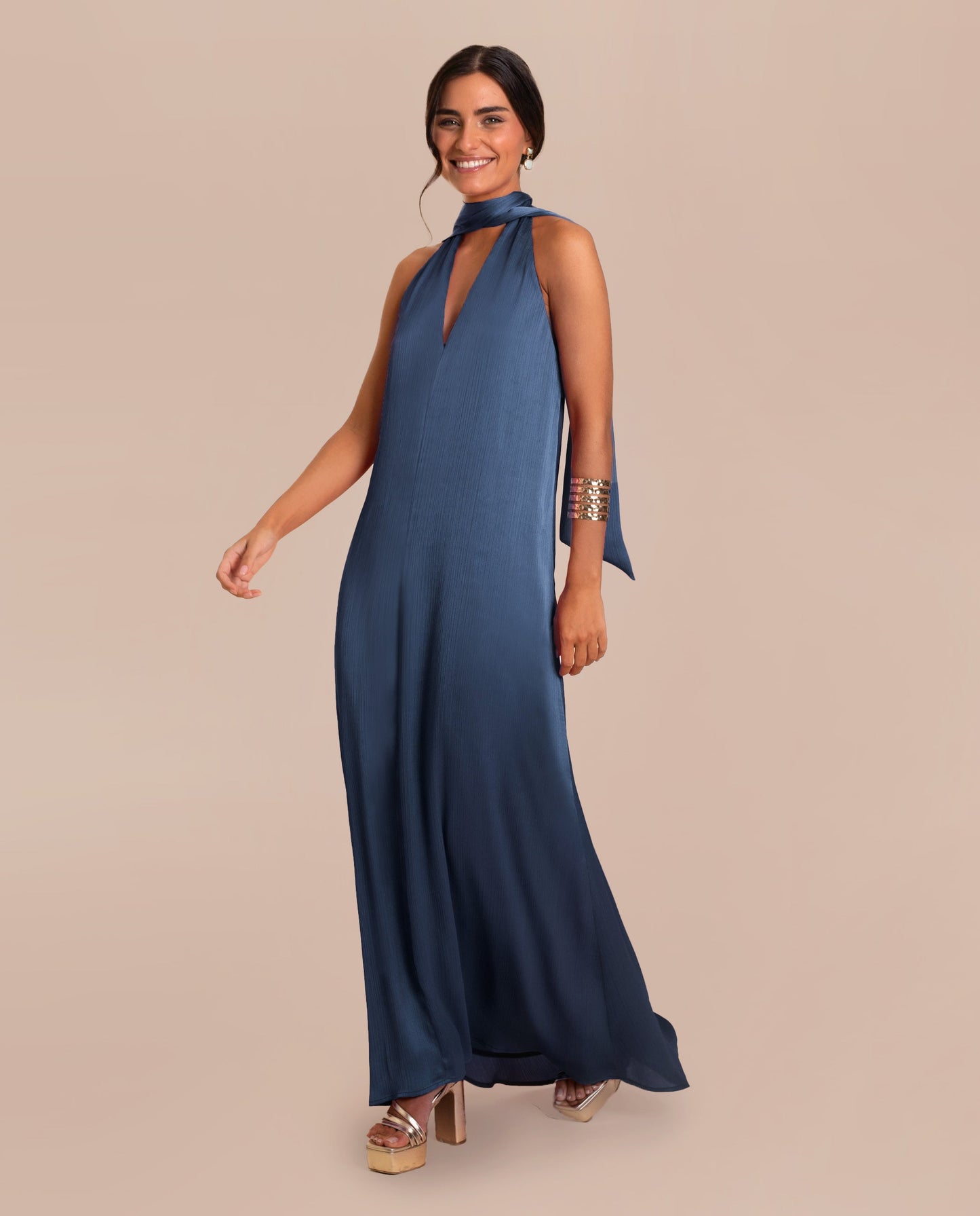 VESTIDO MÁLAGA  AZUL