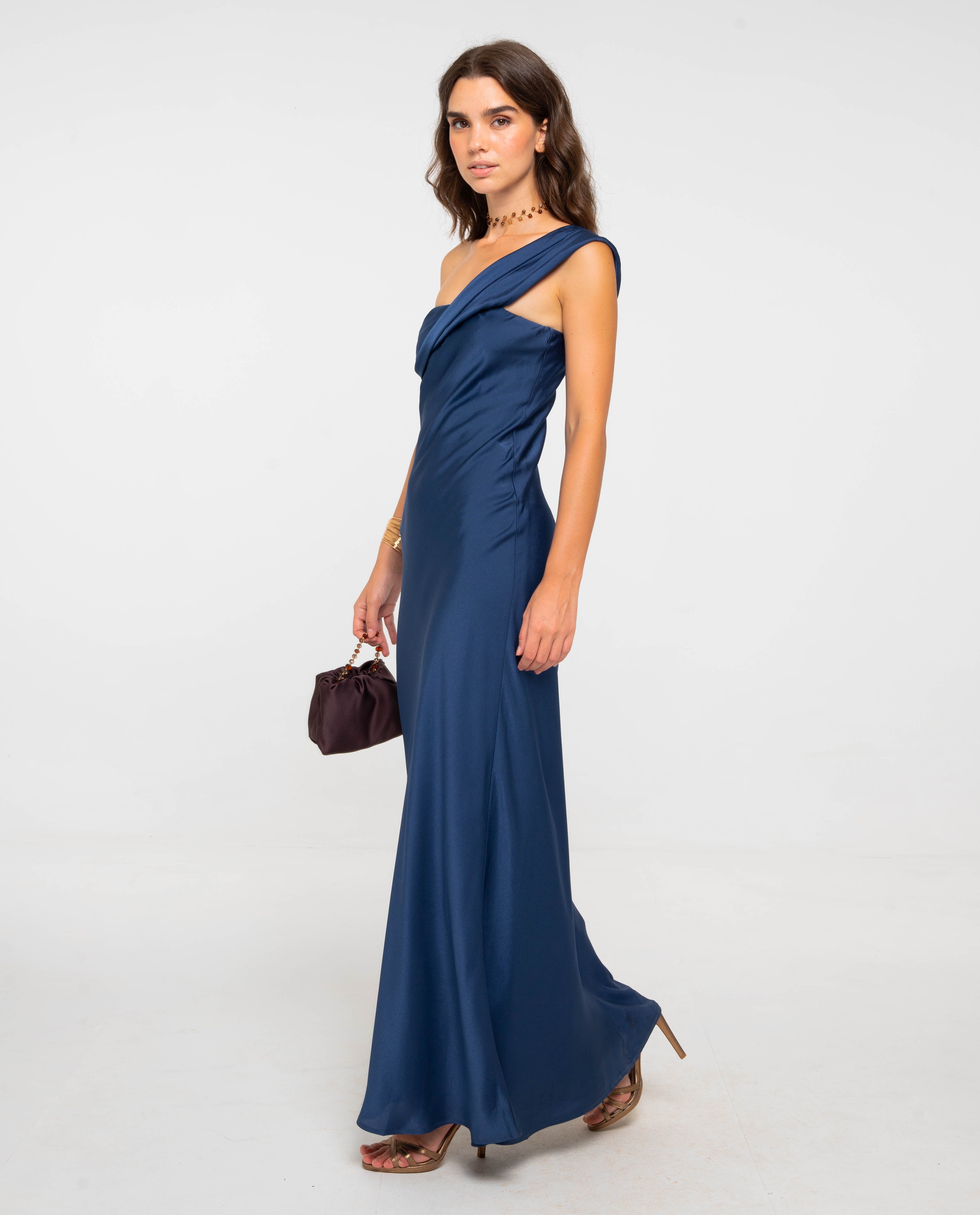 VESTIDO ISABELA · AZUL MARINO