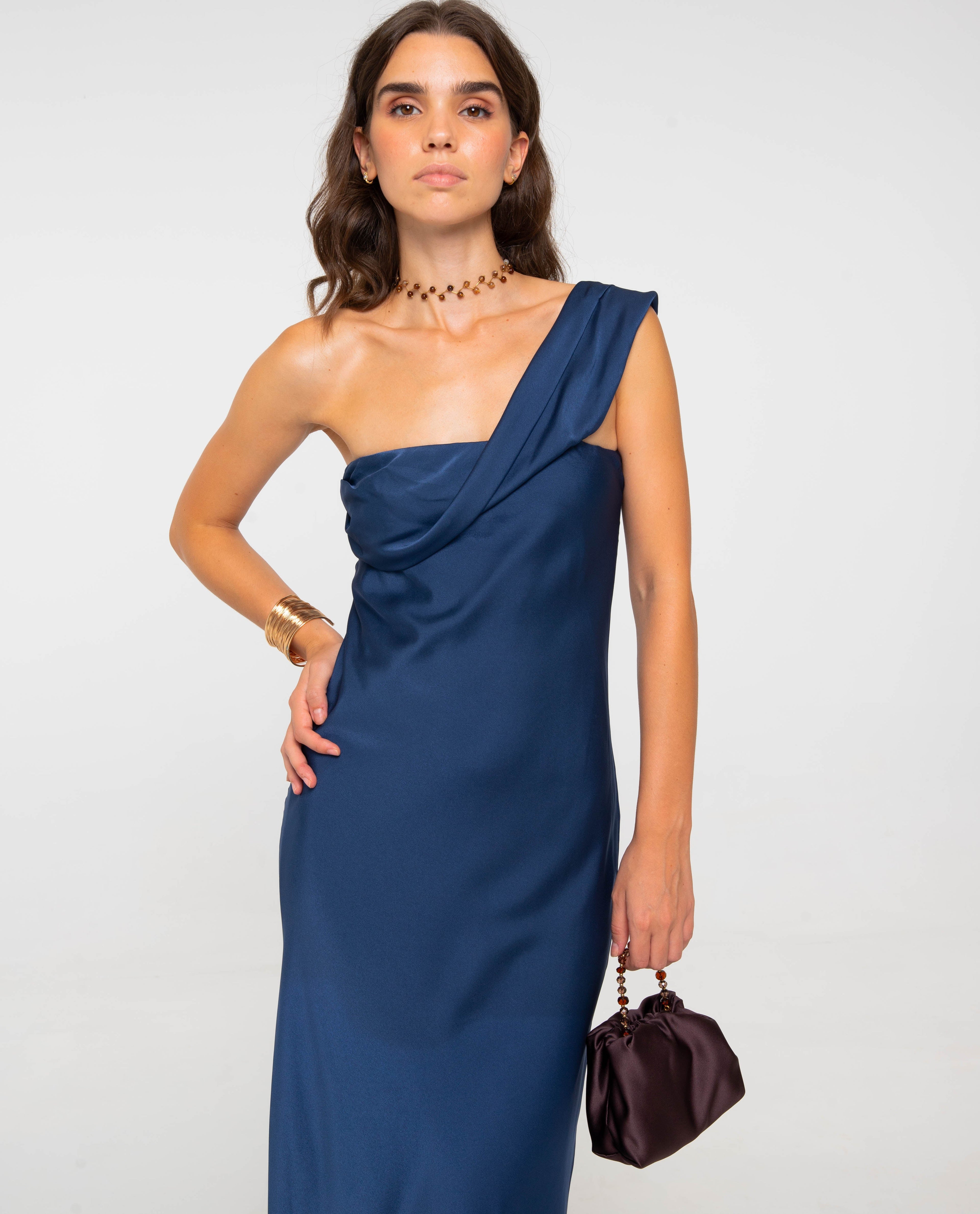 VESTIDO ISABELA · AZUL MARINO
