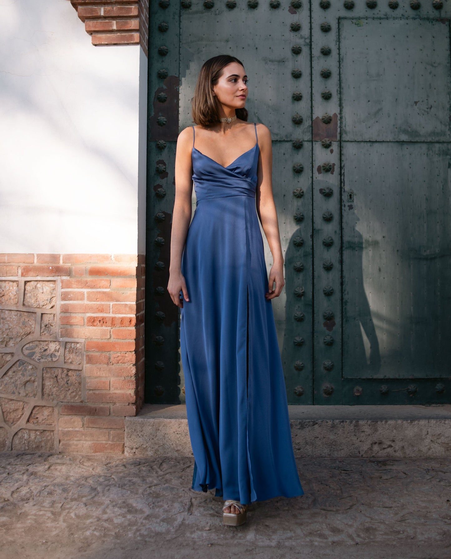 VESTIDO MRS. FERREIRA  AZUL