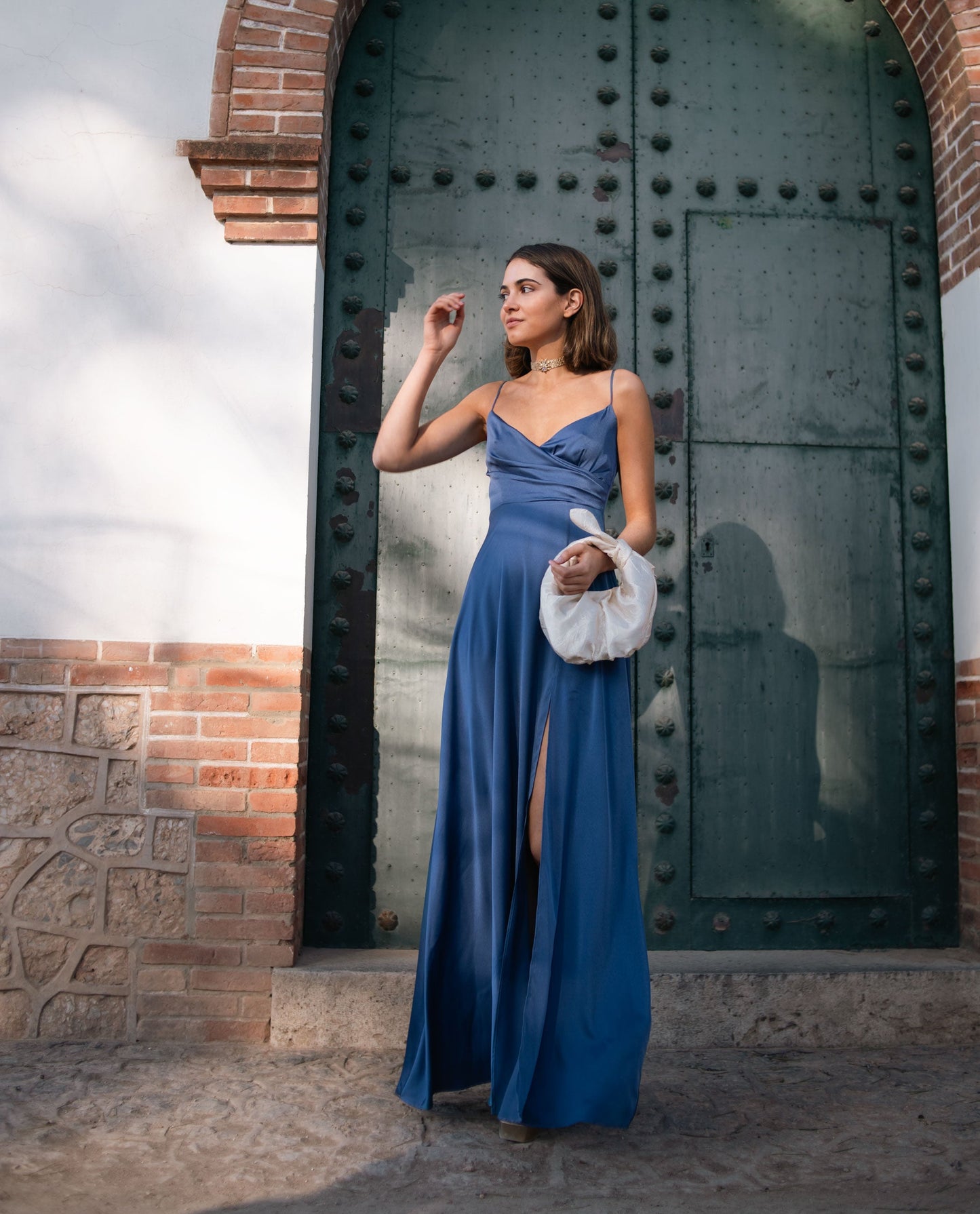 VESTIDO MRS. FERREIRA  AZUL