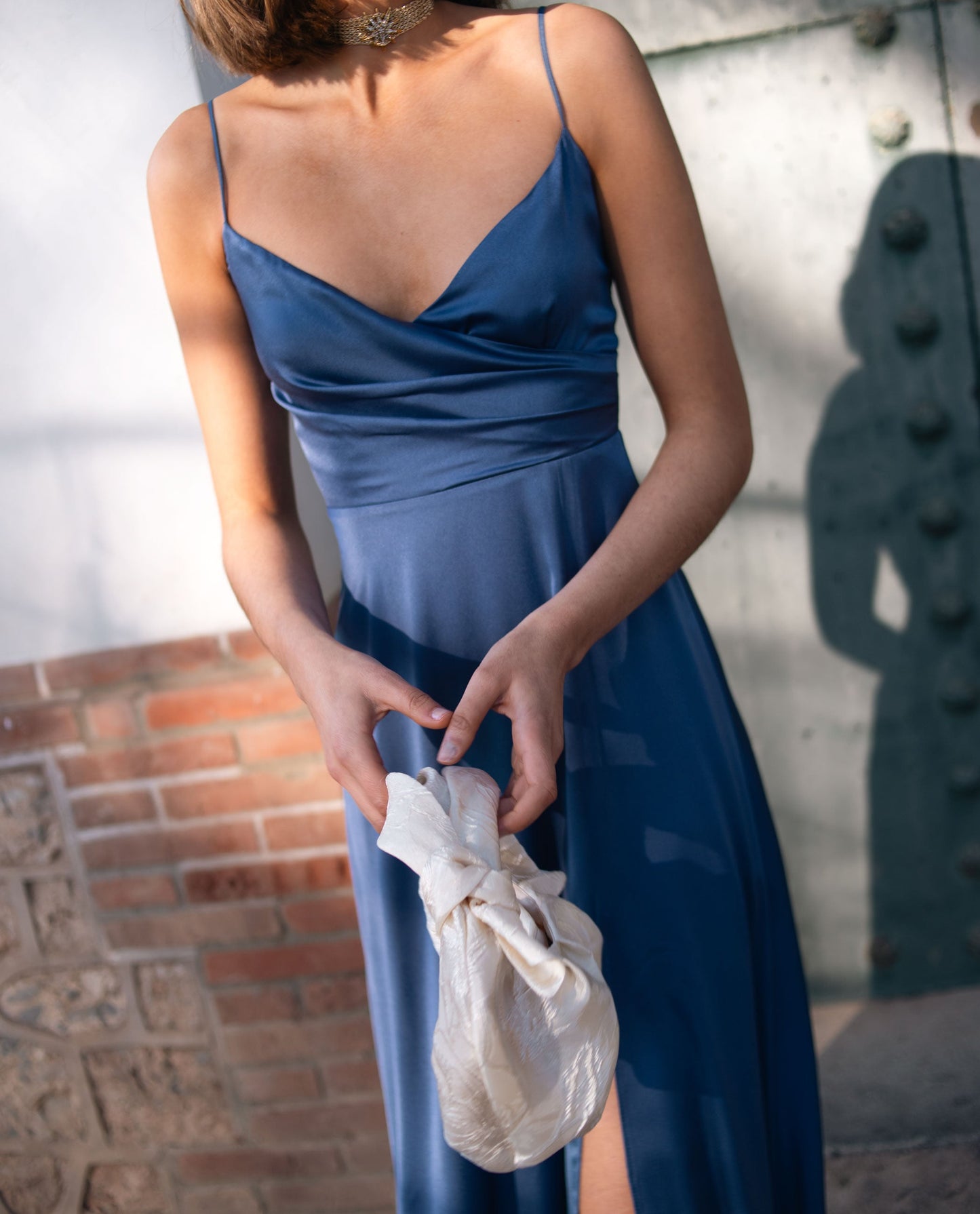 VESTIDO MRS. FERREIRA  AZUL