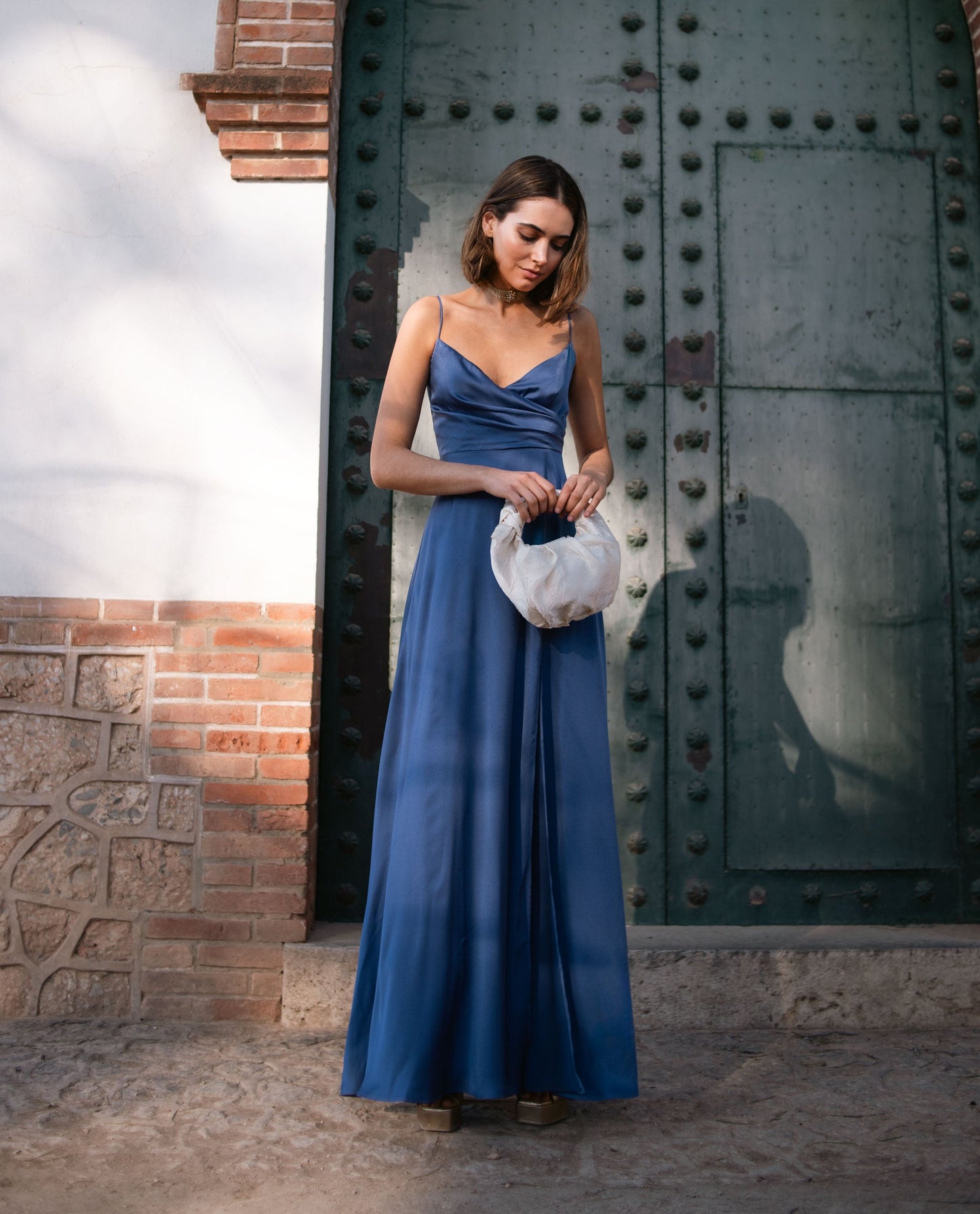 VESTIDO MRS. FERREIRA  AZUL