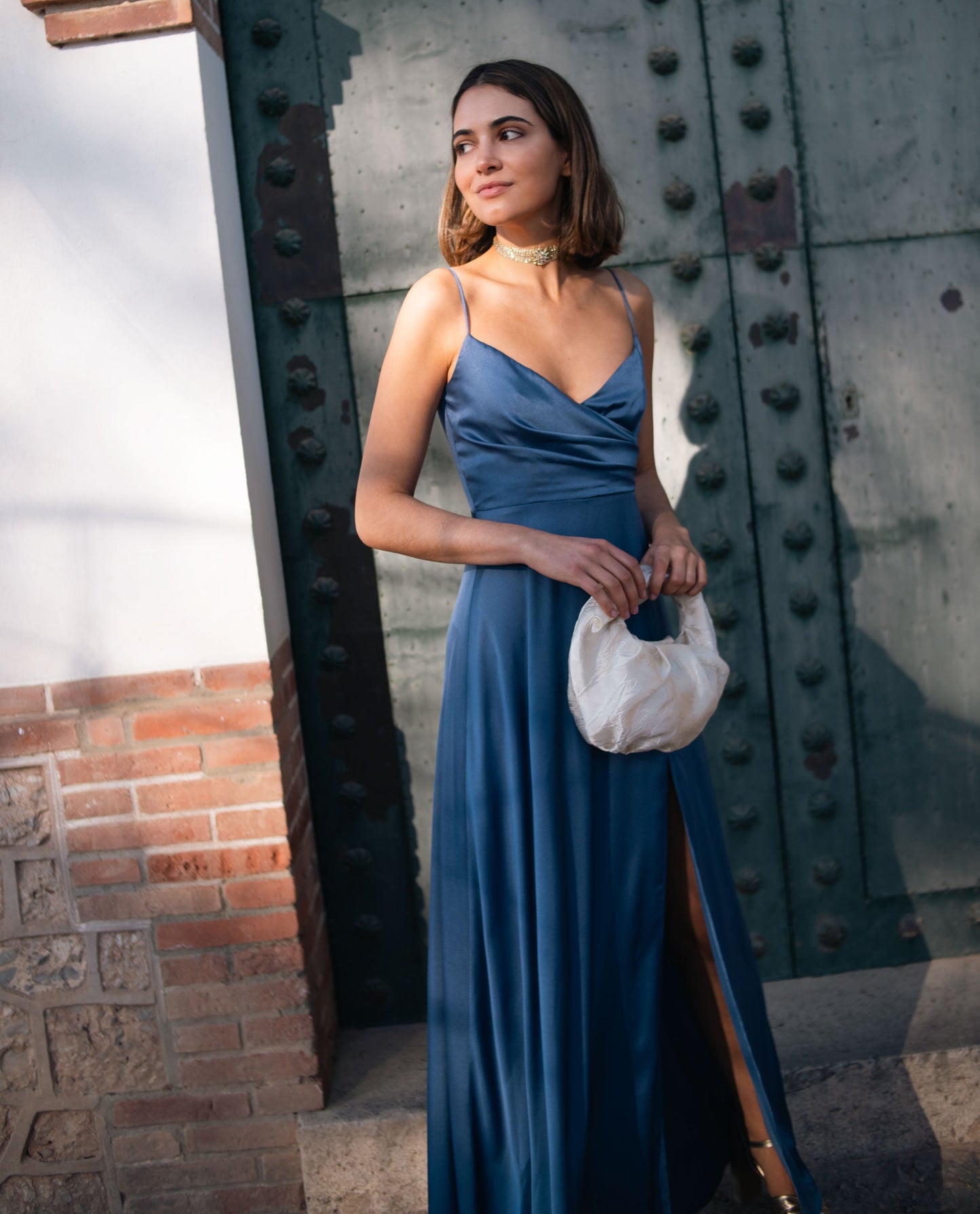 VESTIDO MRS. FERREIRA  AZUL