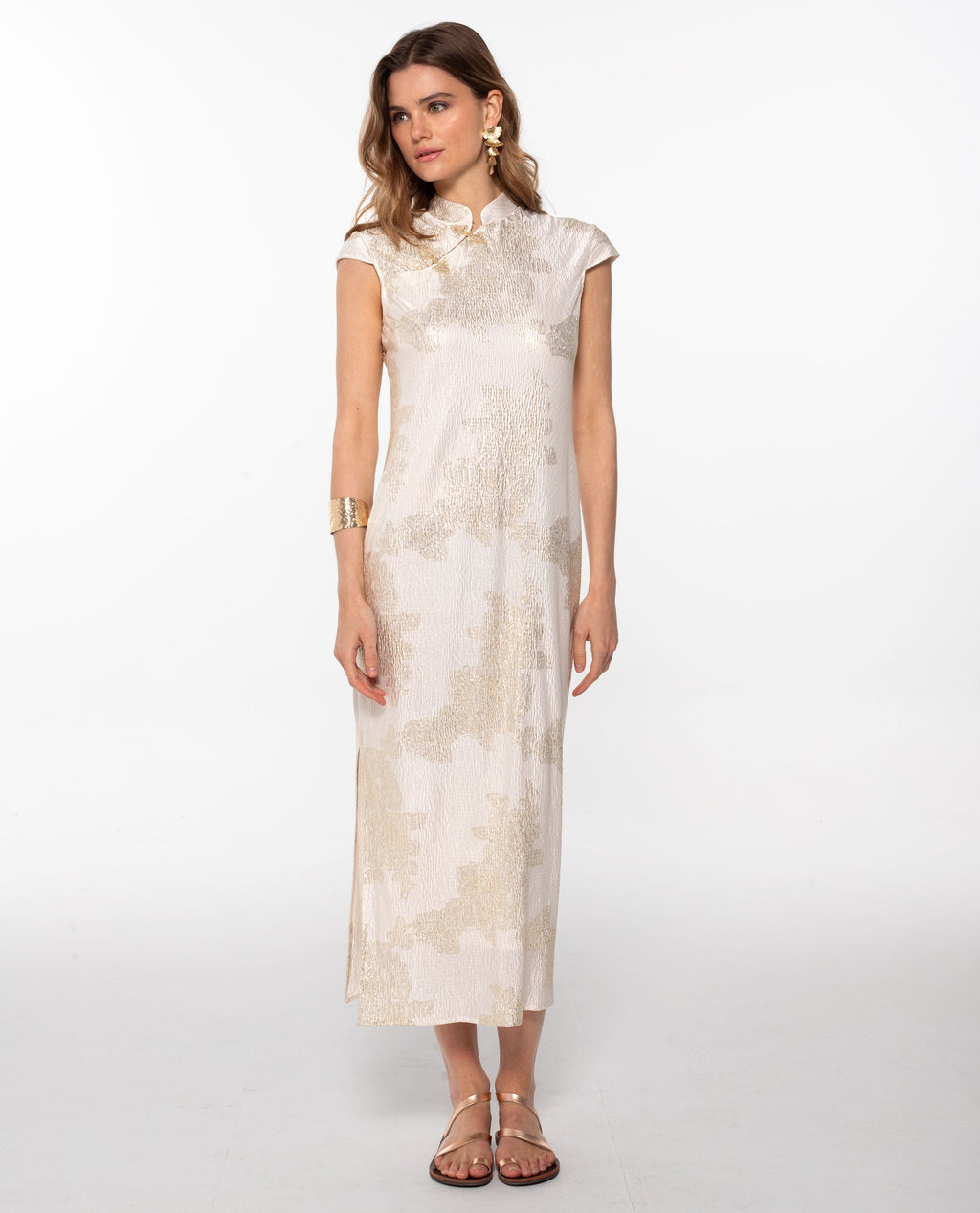 VESTIDO JADE BLOOM · BLANCO