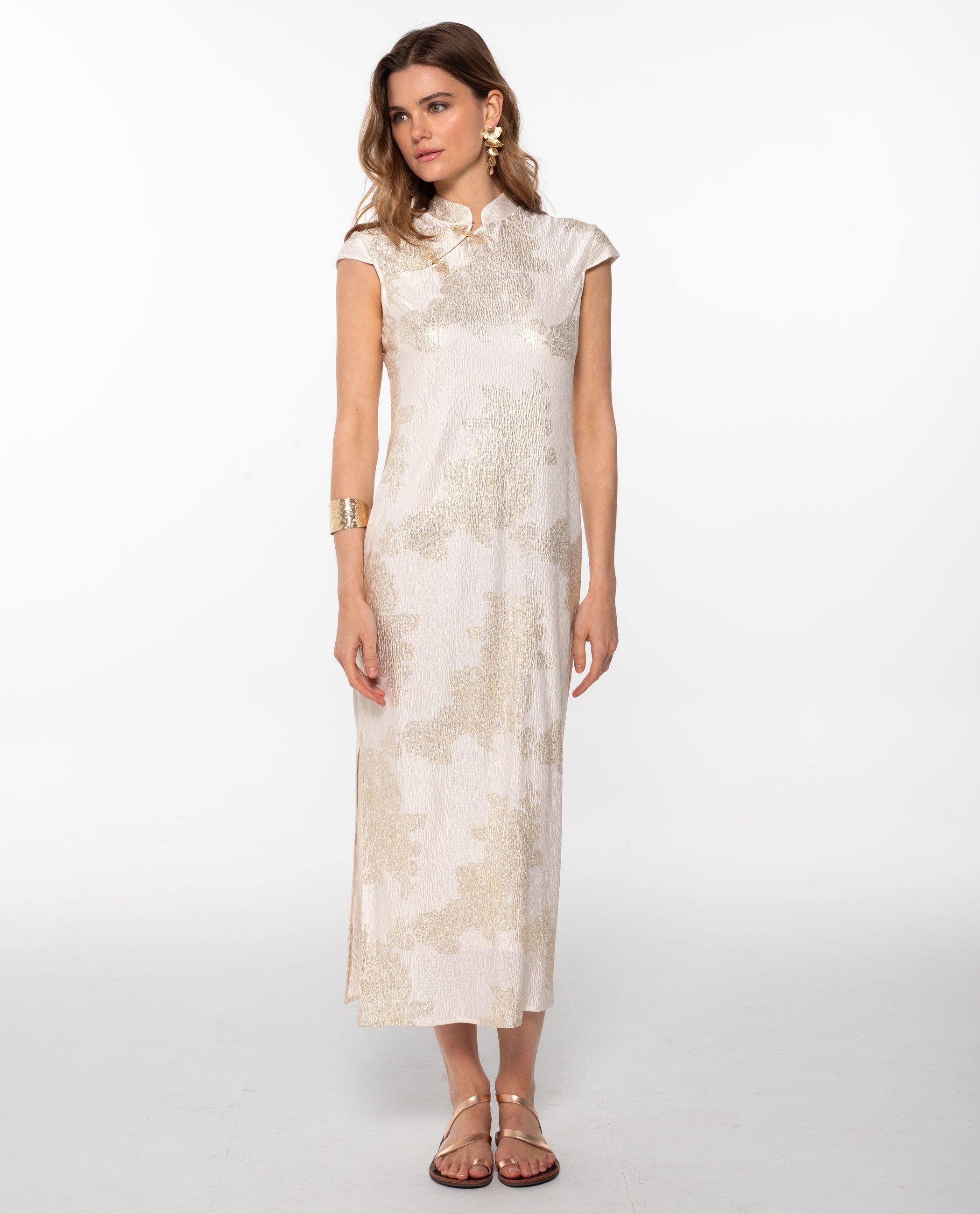 VESTIDO JADE BLOOM · BLANCO