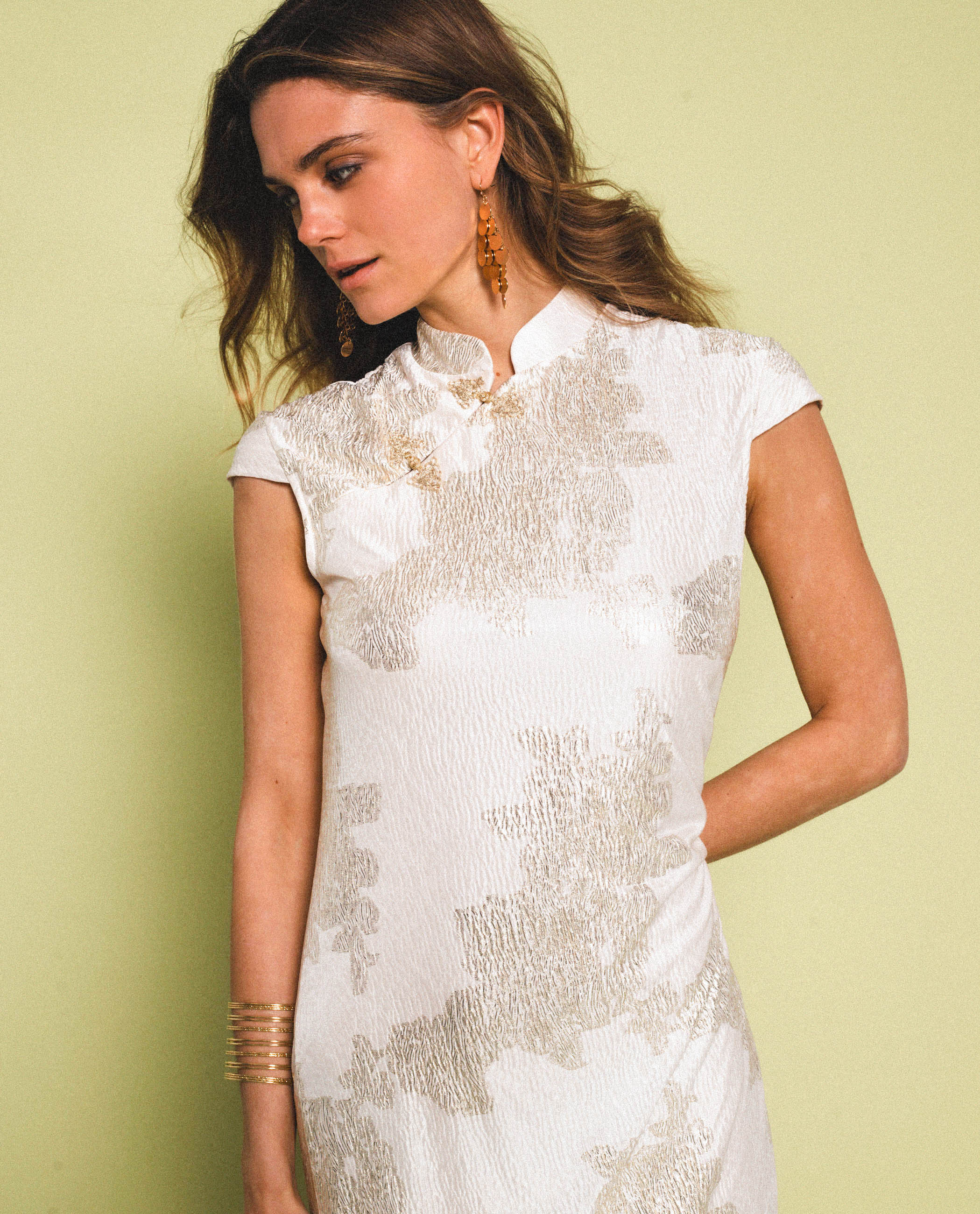 VESTIDO JADE BLOOM · BLANCO