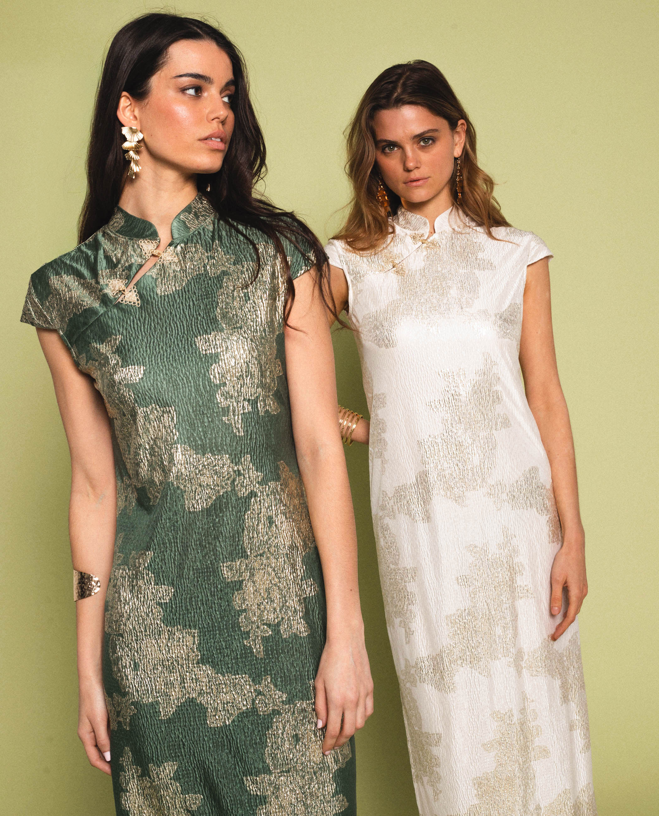 VESTIDO JADE BLOOM · BLANCO