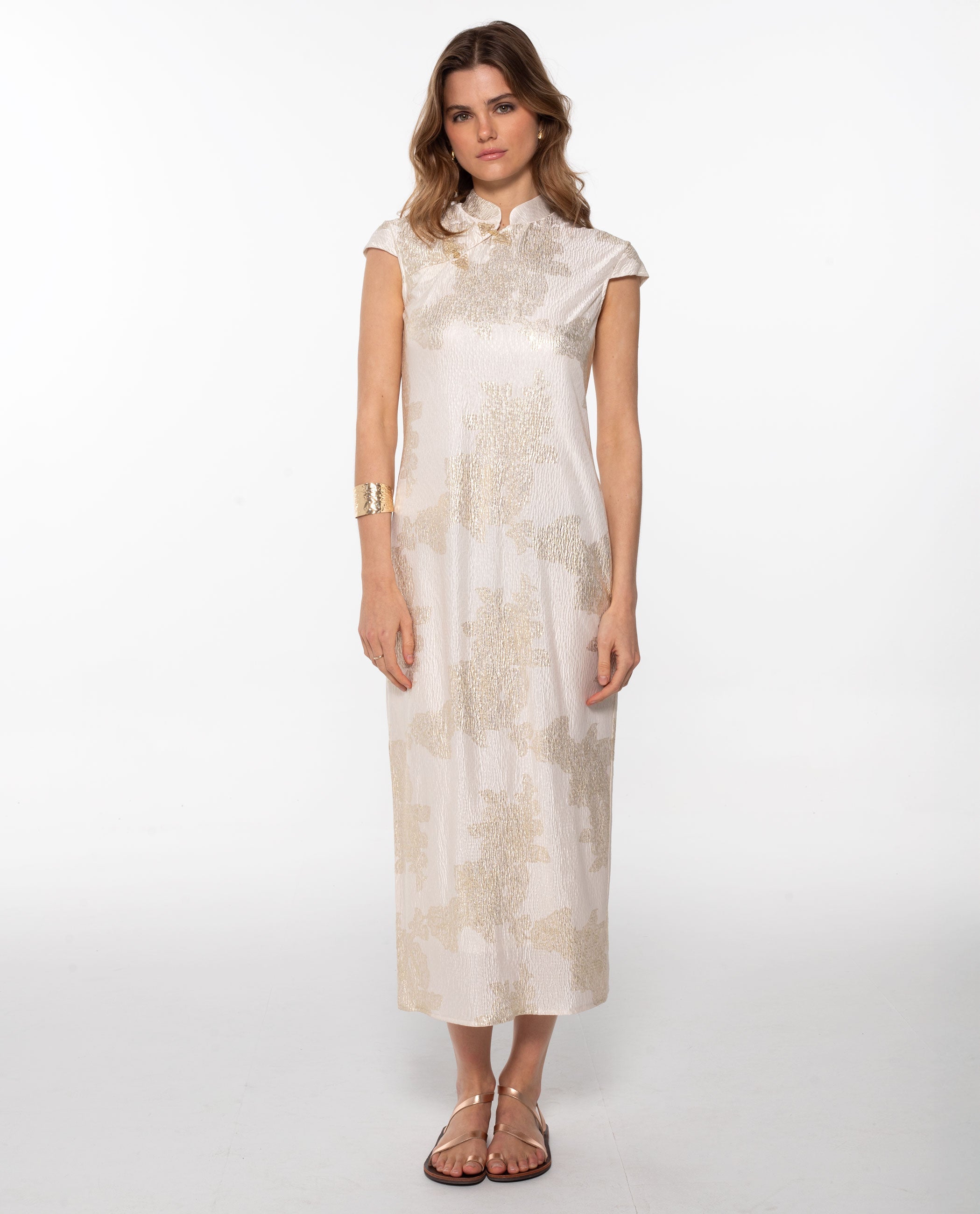 VESTIDO JADE BLOOM · BLANCO