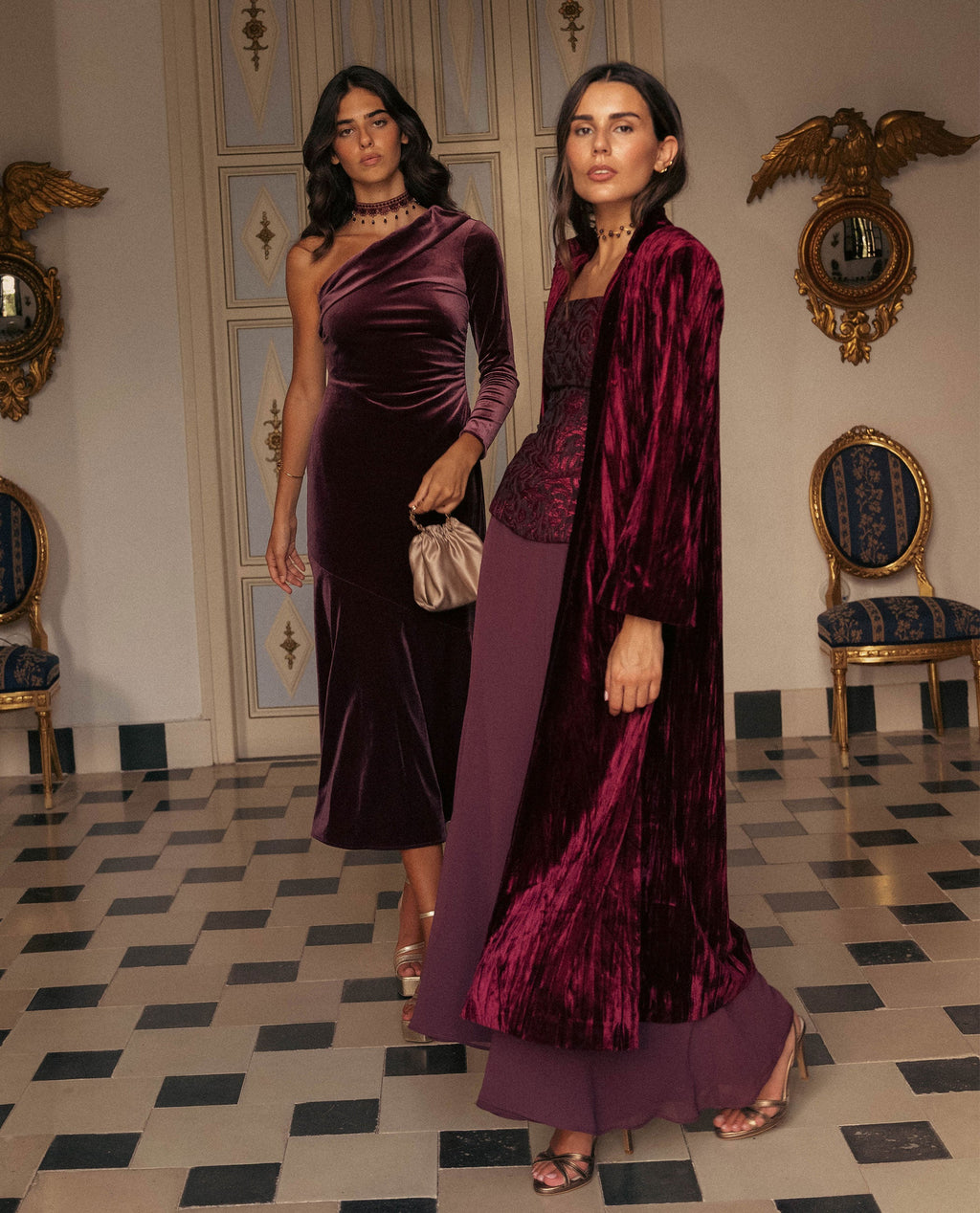 VESTIDO AURORA · CIRUELA